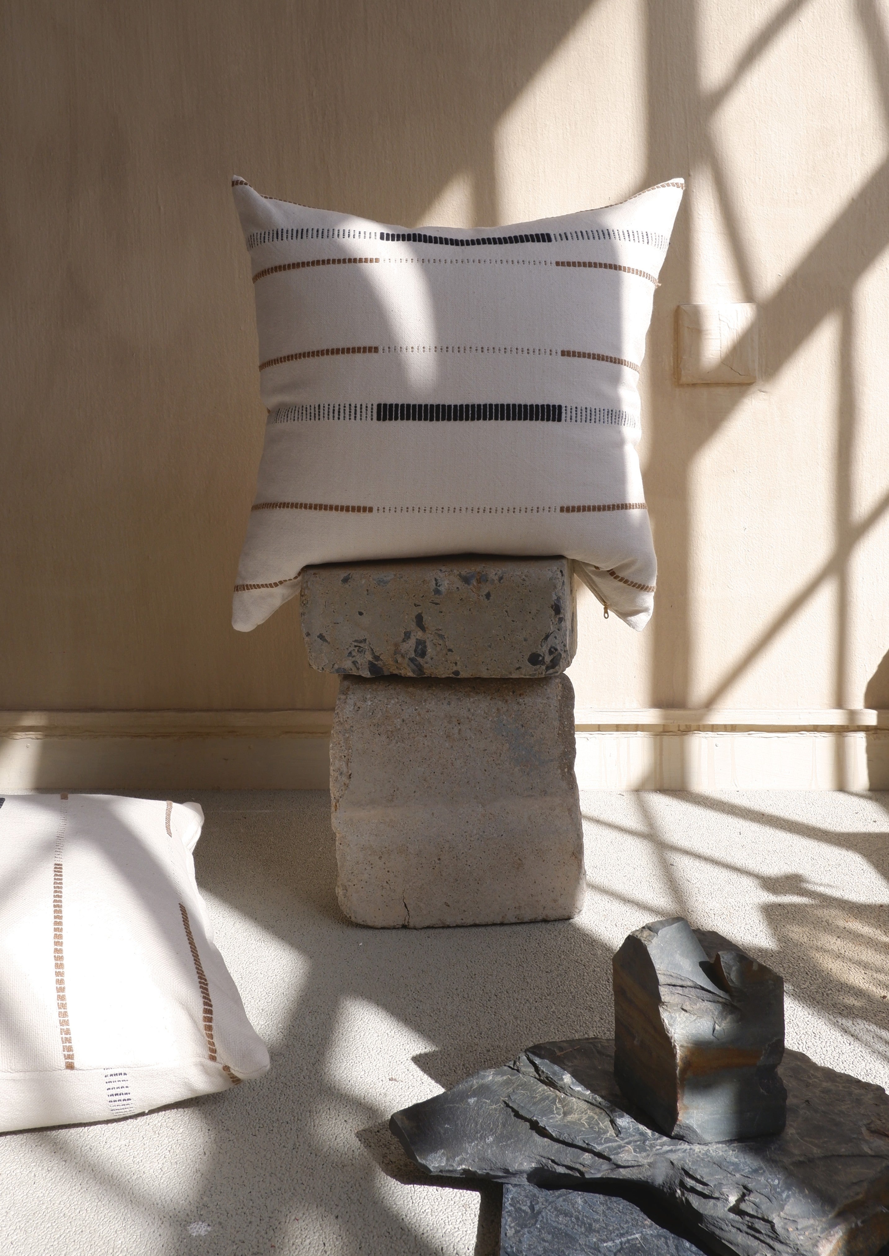 Mason Hand-Loomed Cotton Pillow