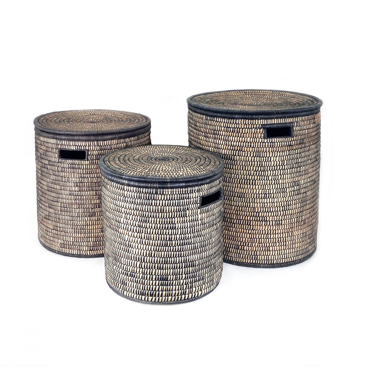 Malawi Basket Black - Large