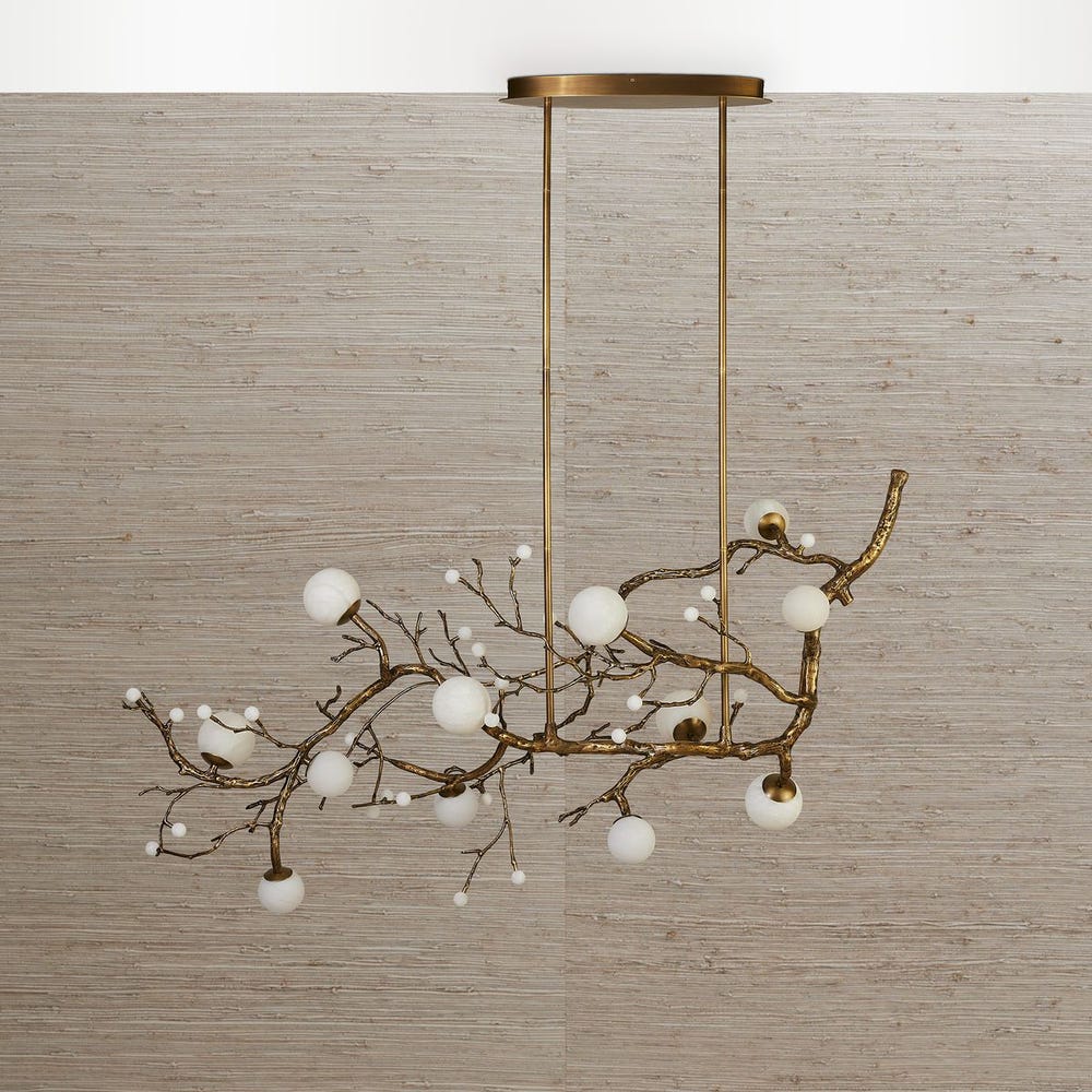 Floraison Alabaster Pendant