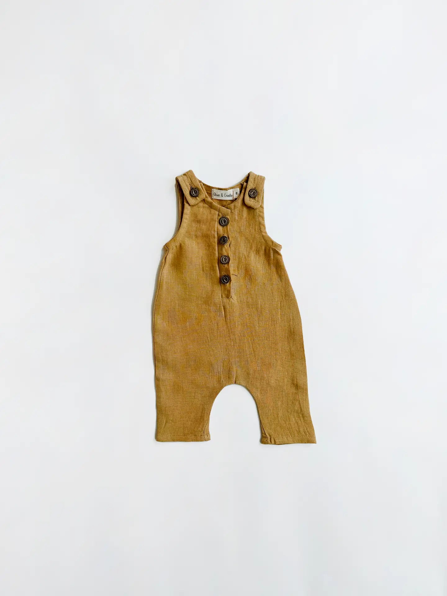 Pierre ll Linen Overall Buttoned Jumper