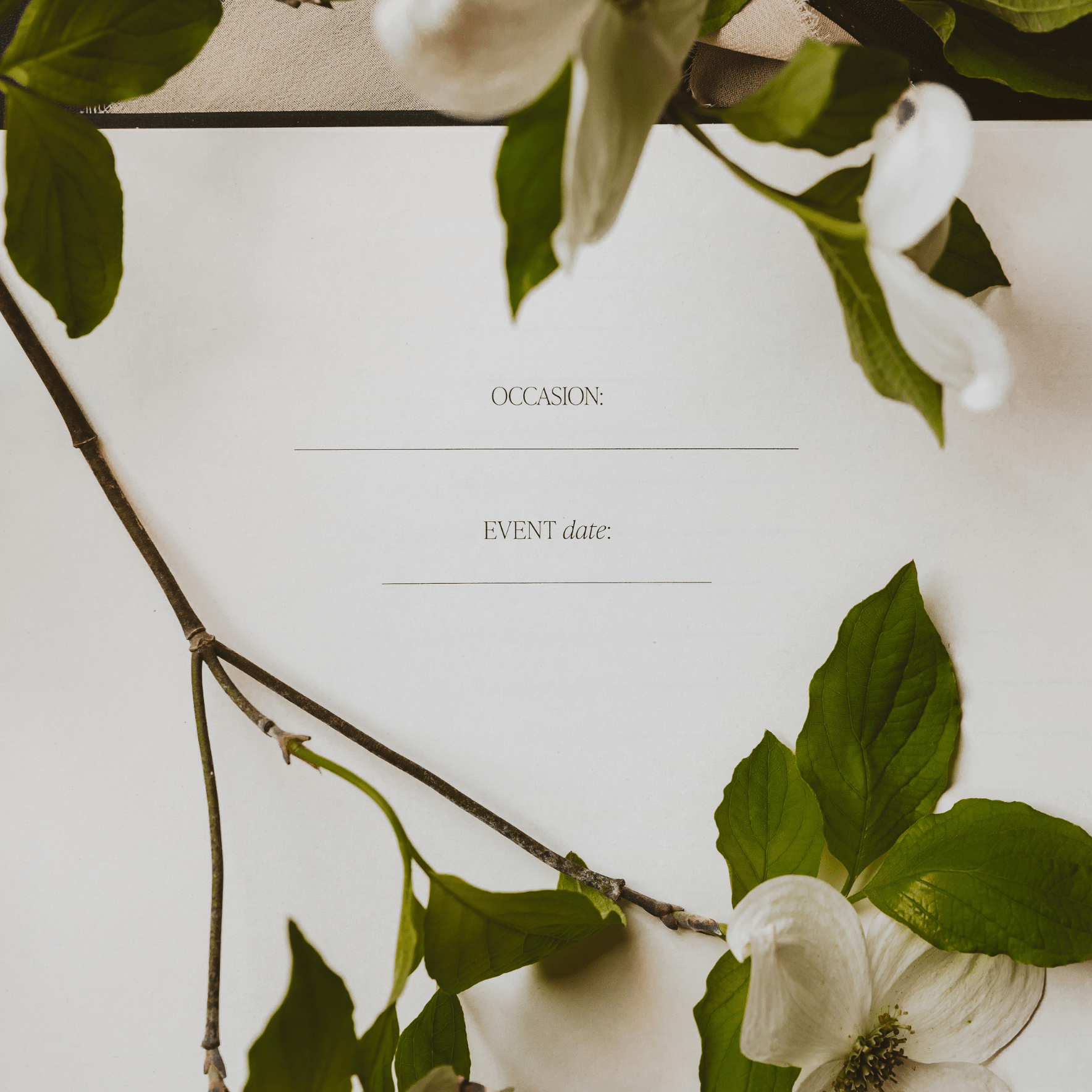 Black Guest Book