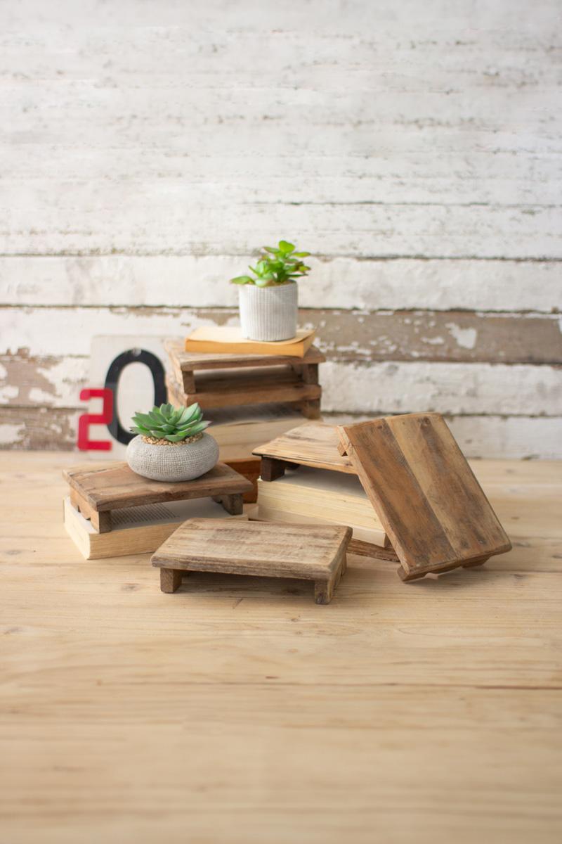 Repurposed Rectangle Wood Riser