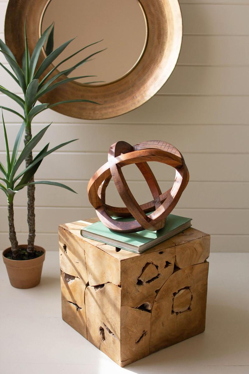 Reclaimed Wood Circle Wall Decor