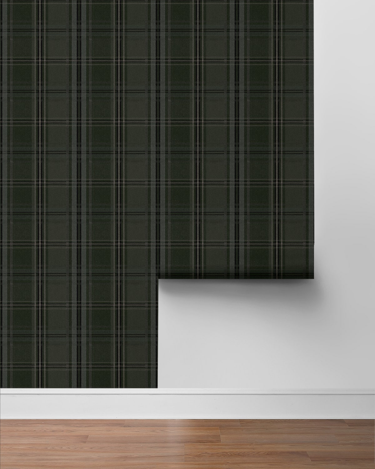 Classic Plaid Peel and Stick Removable Wallpaper