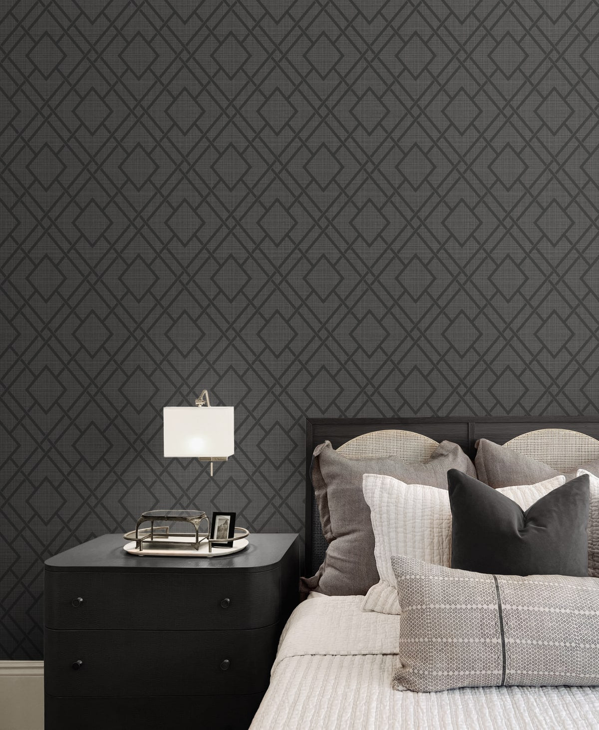 Diamond Trail Geometric Premium Peel and Stick Removable Wallpaper