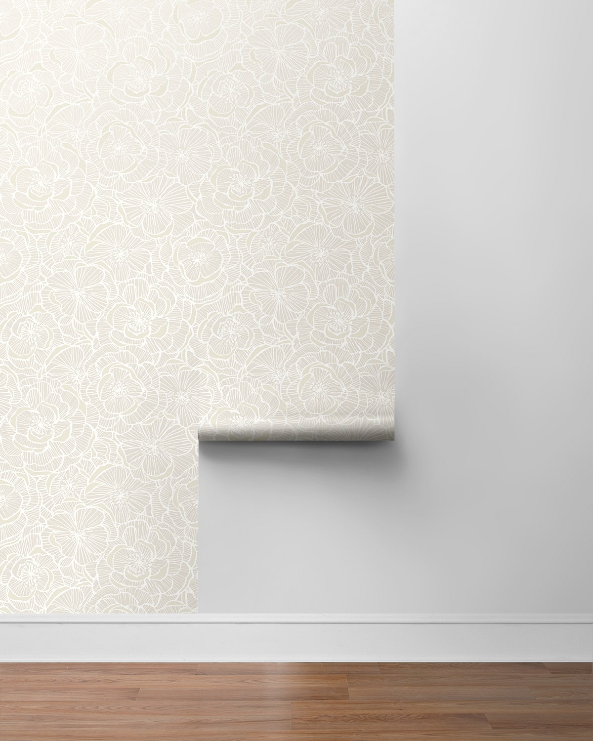 Camellia Floral Premium Peel and Stick Removable Wallpaper