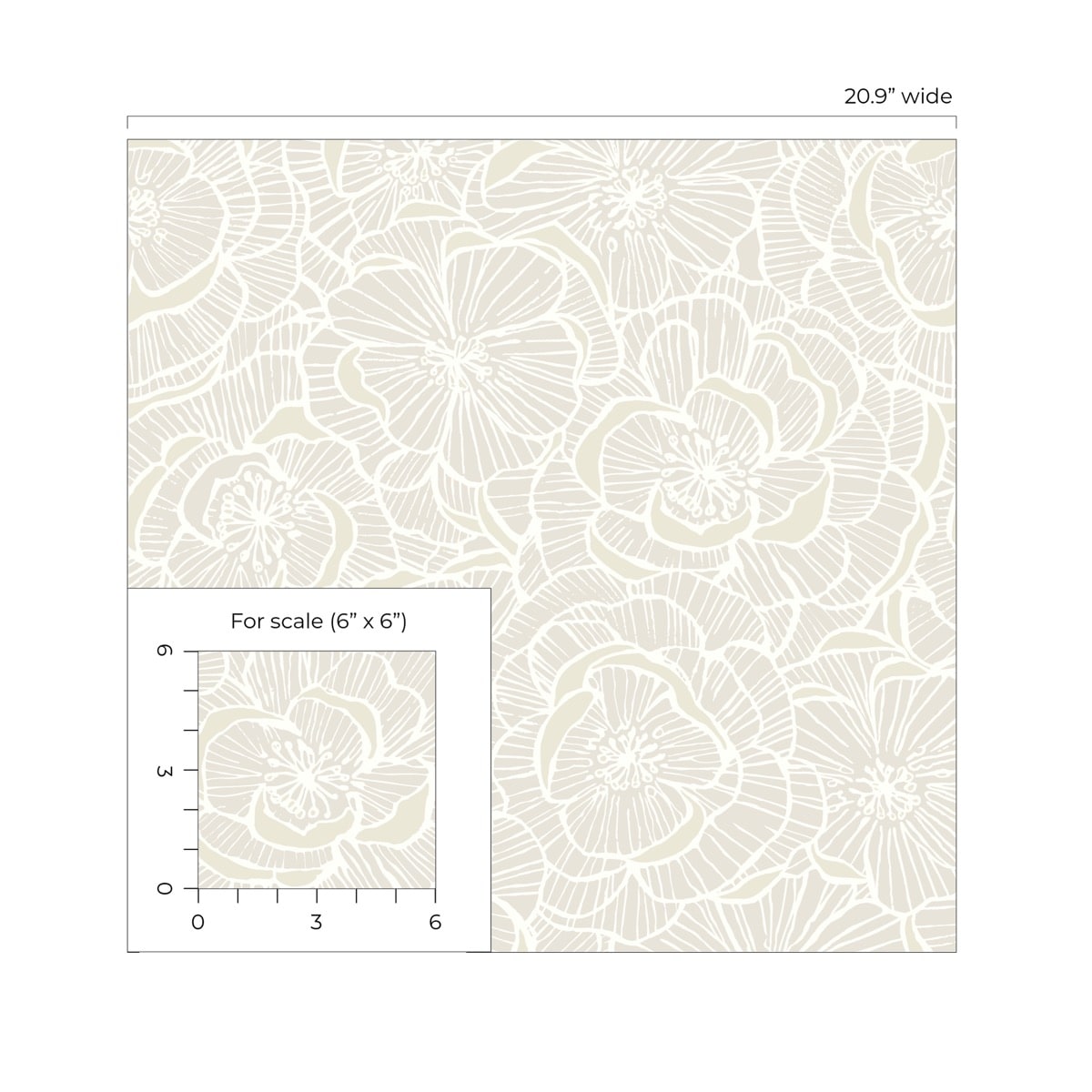 Camellia Floral Premium Peel and Stick Removable Wallpaper