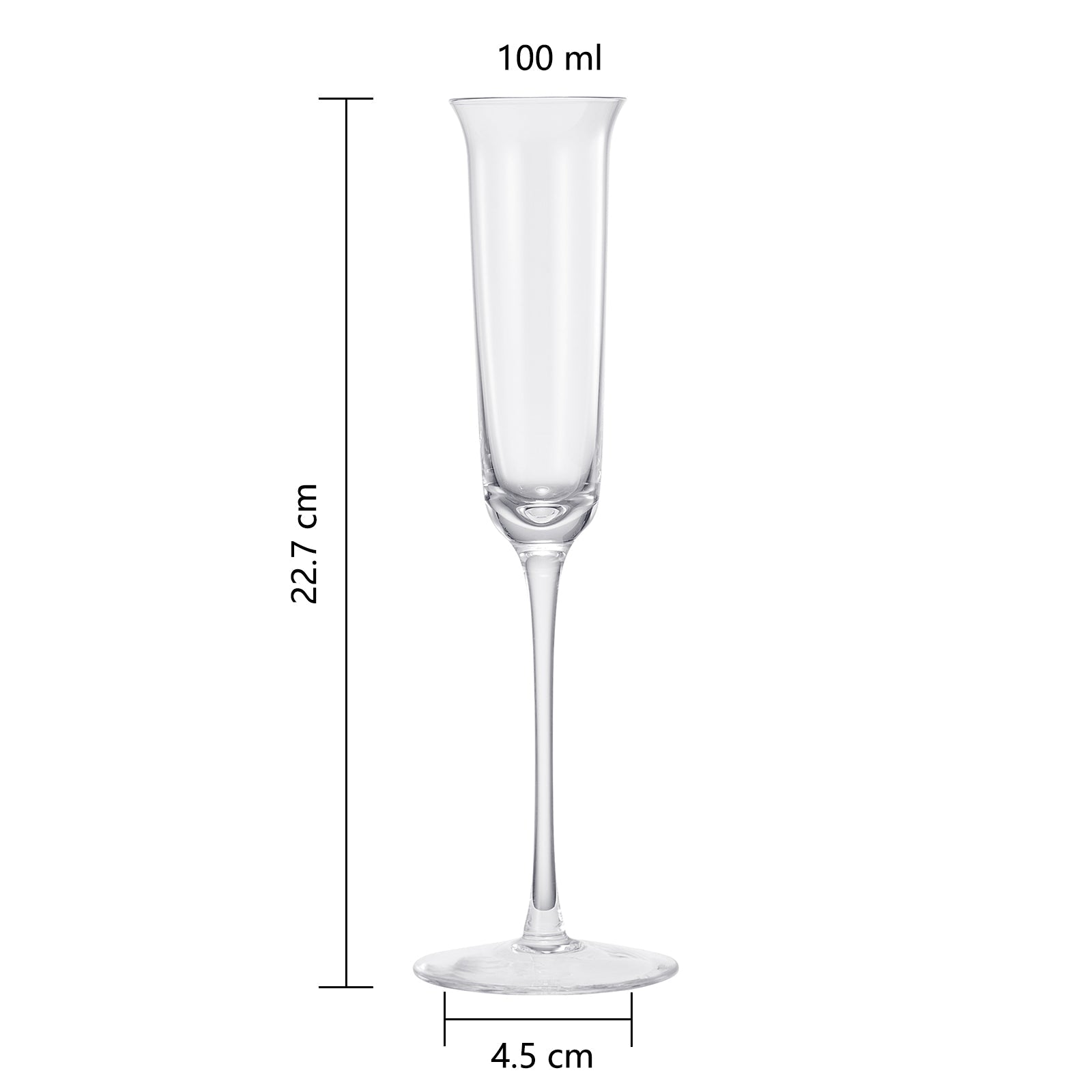 Vintage Crystal Champaign Flute Glasses Set Of 2 Clear Radiance Hand Blown Crystal Champagne Glasses