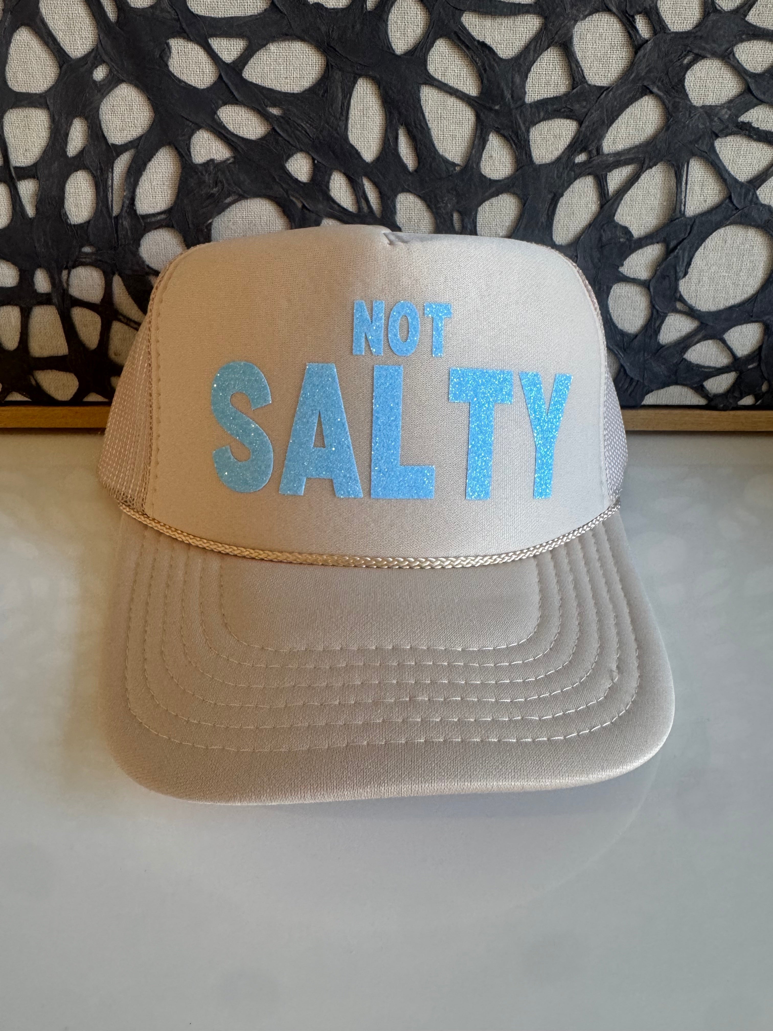Not Salty - Tan Trucker Hat