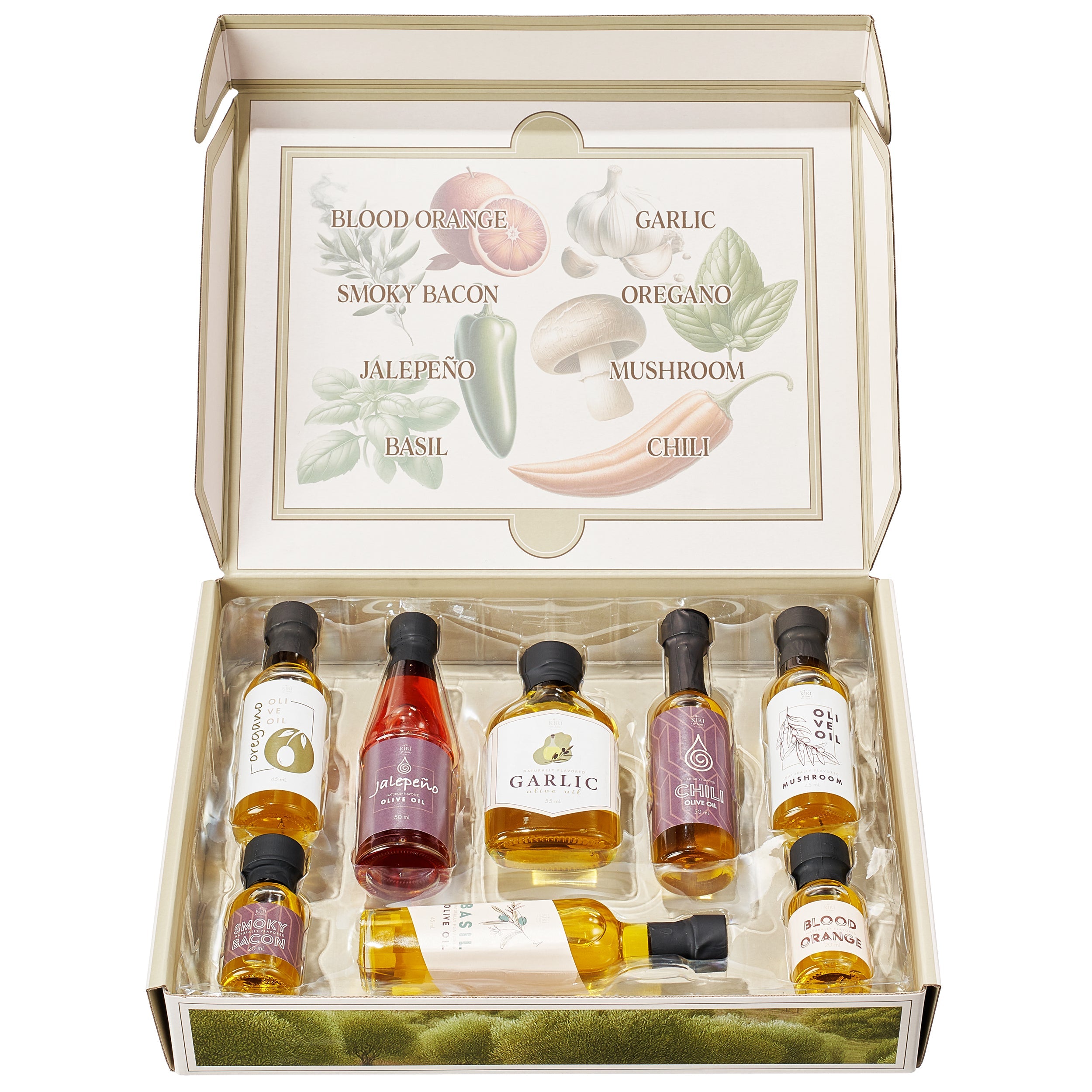 Olive Oil Gourmet Sampler Gift Set Of 8 Premium Extra Virgin Olive Oil Made In Spain Natural Flavors
