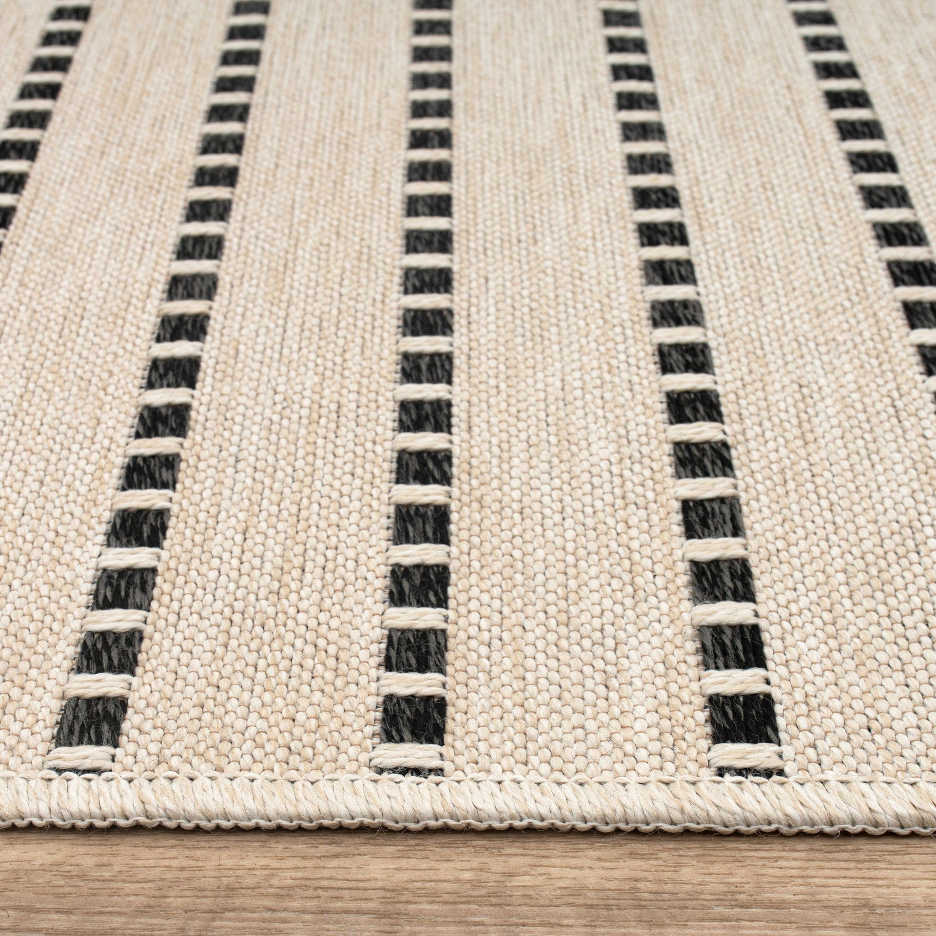 East Green Ottenby Dashed Stripe Outdoor Area Rug