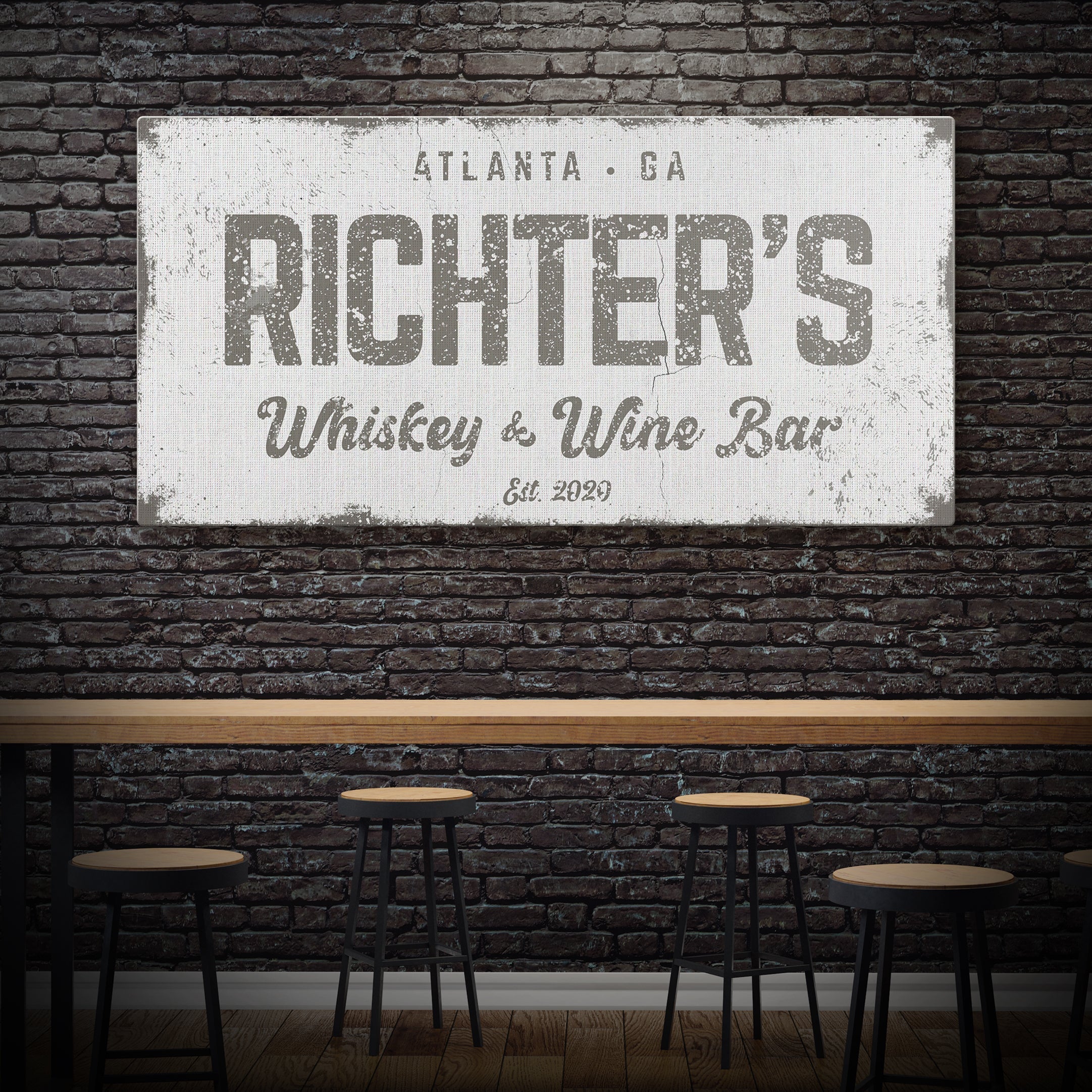 Personalized Whiskey and Wine Bar Sign: Custom Bar Signs for Home Bar β Perfect Man Cave Wall Decor & Ideal Gift for Wine Lovers