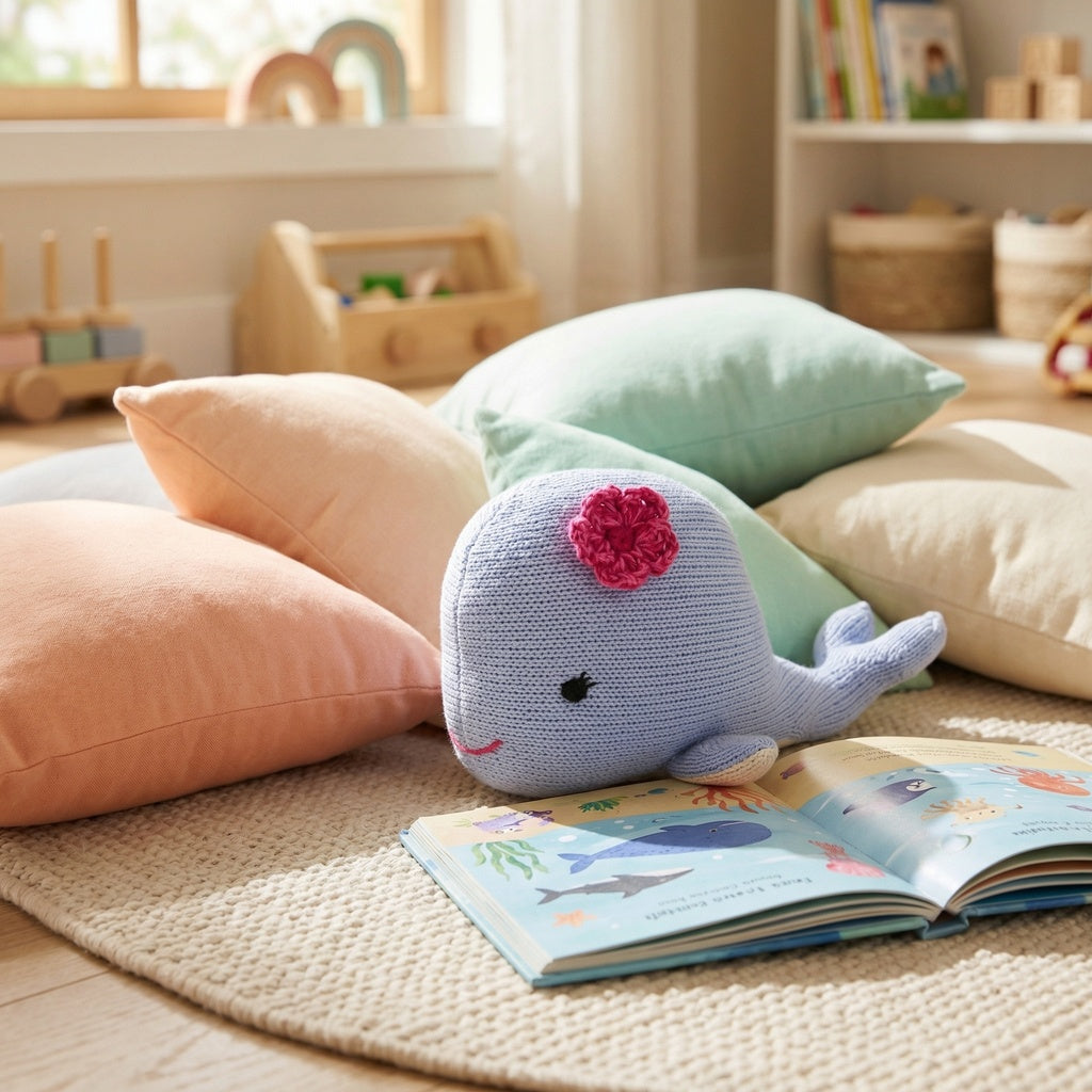Whale with Flower