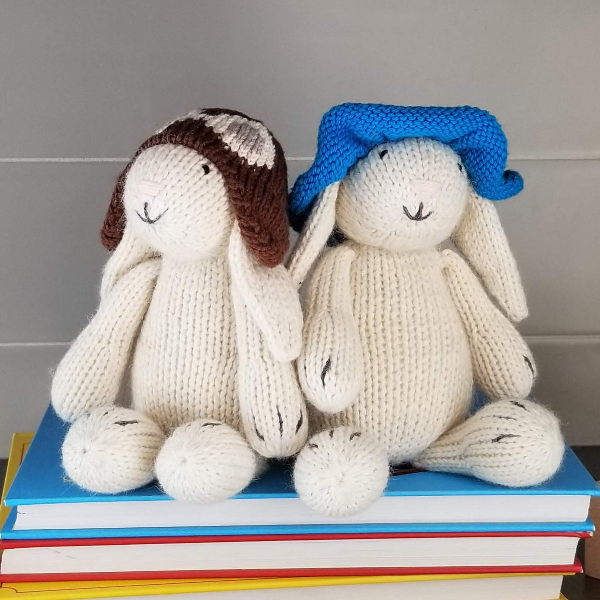 White Bunny with Aviator Hat