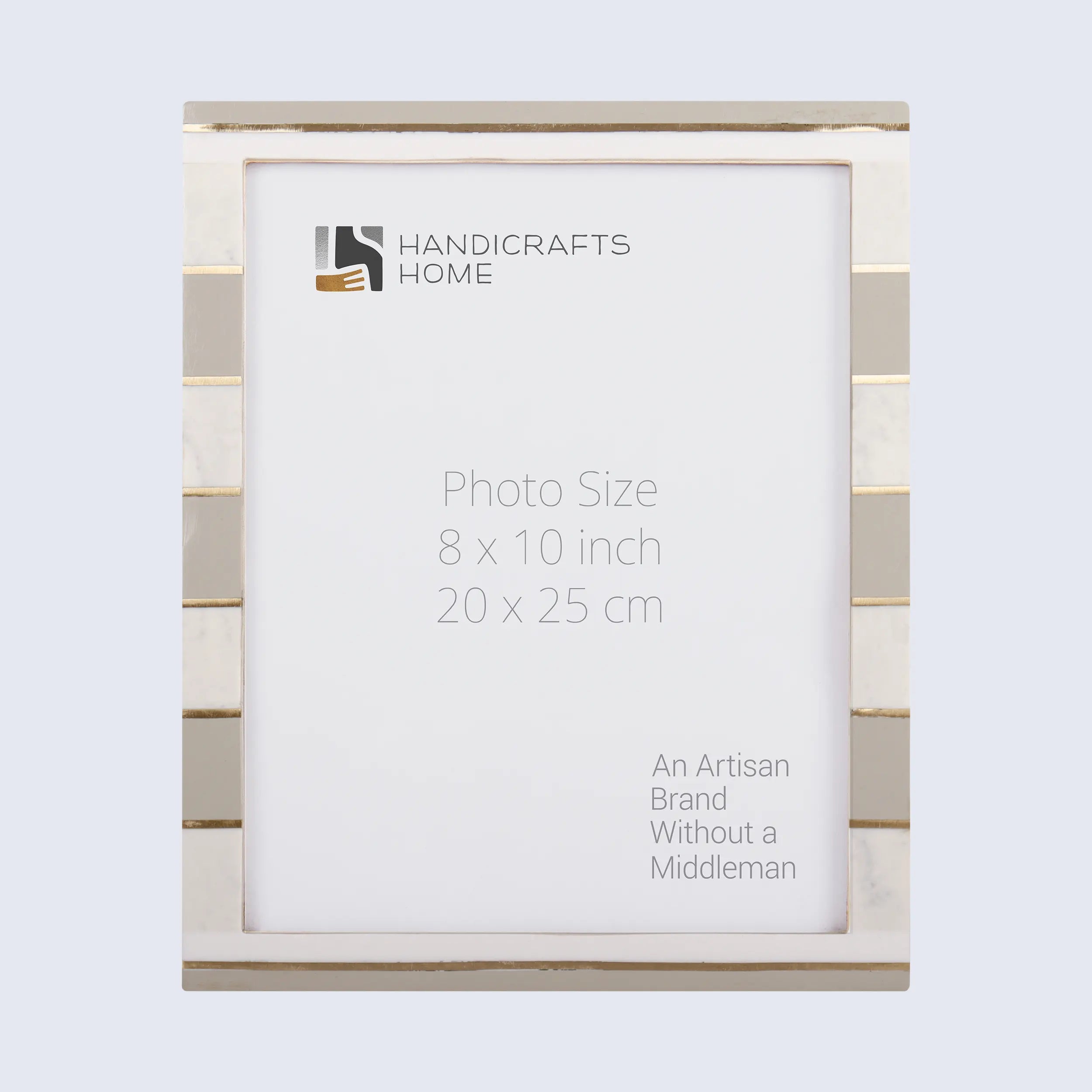 Picture Frame Contour Darado Collection Resin Inlay & Brass Gold –3 sizes