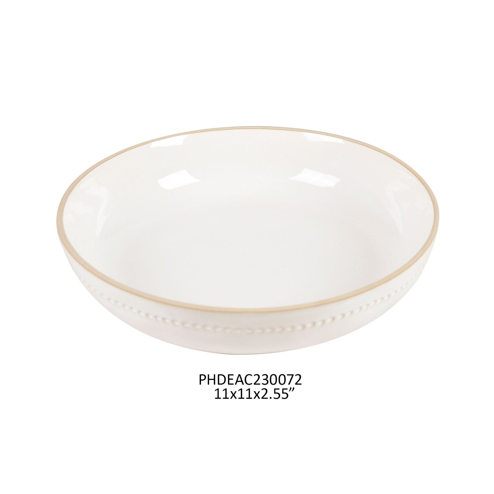 Isabella White Serving Bowl