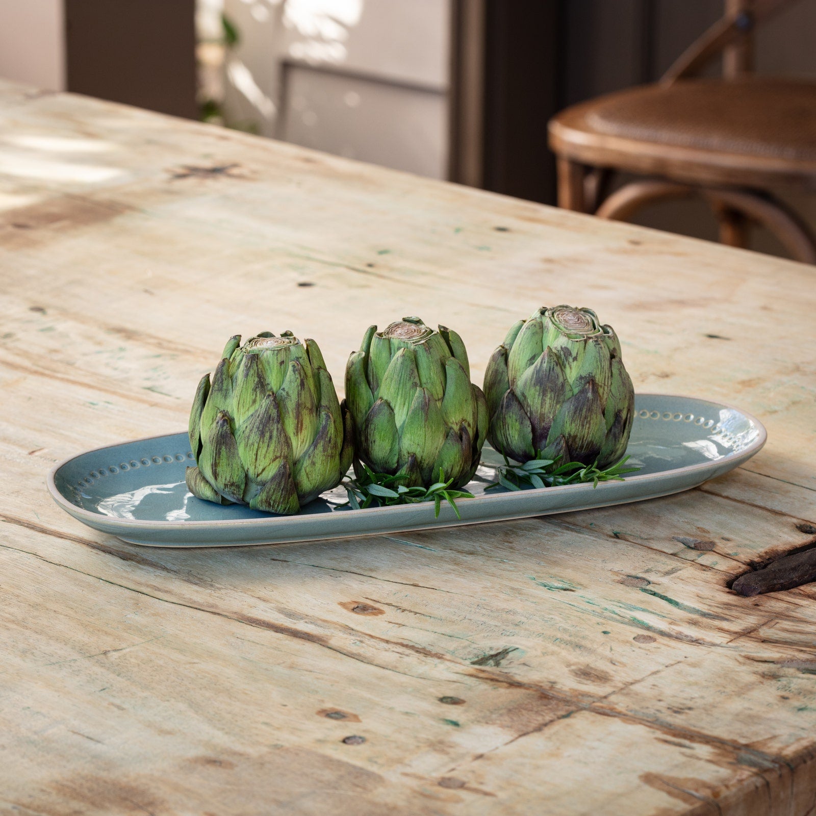 Araucana Green Serving Platter