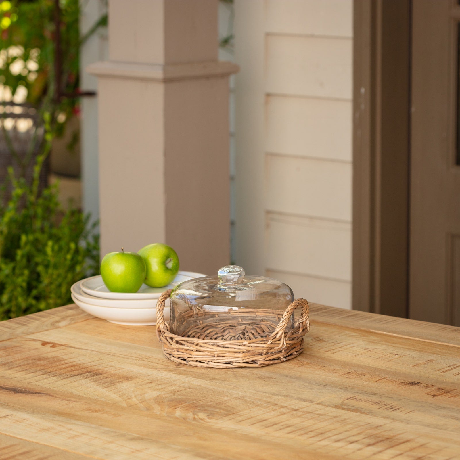 Small Cloche Covered Basket