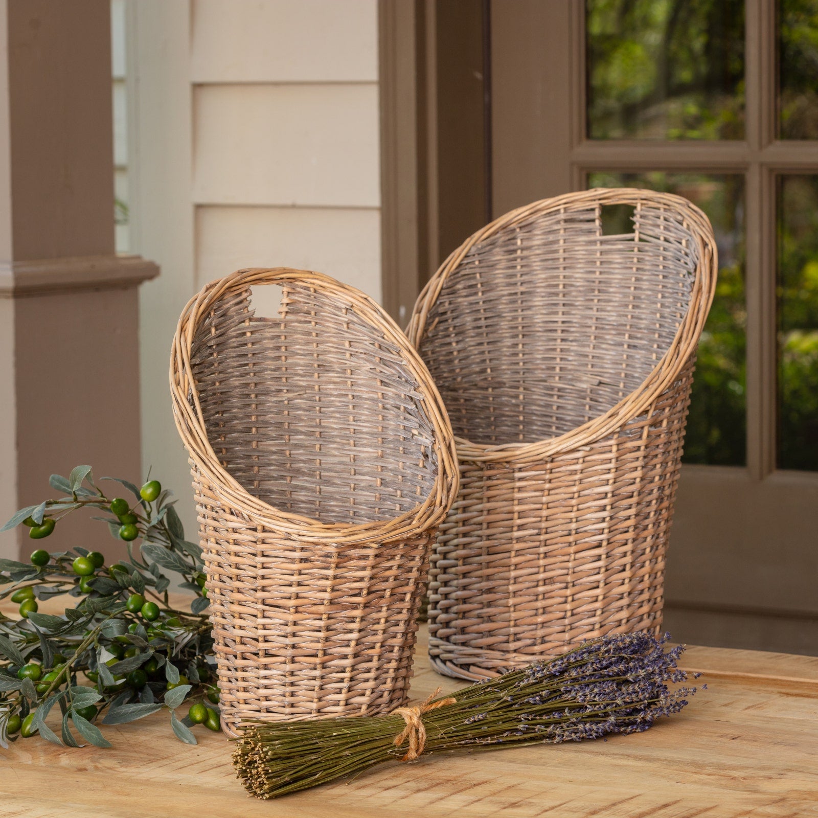 Hanging Wall Baskets - Set of 2