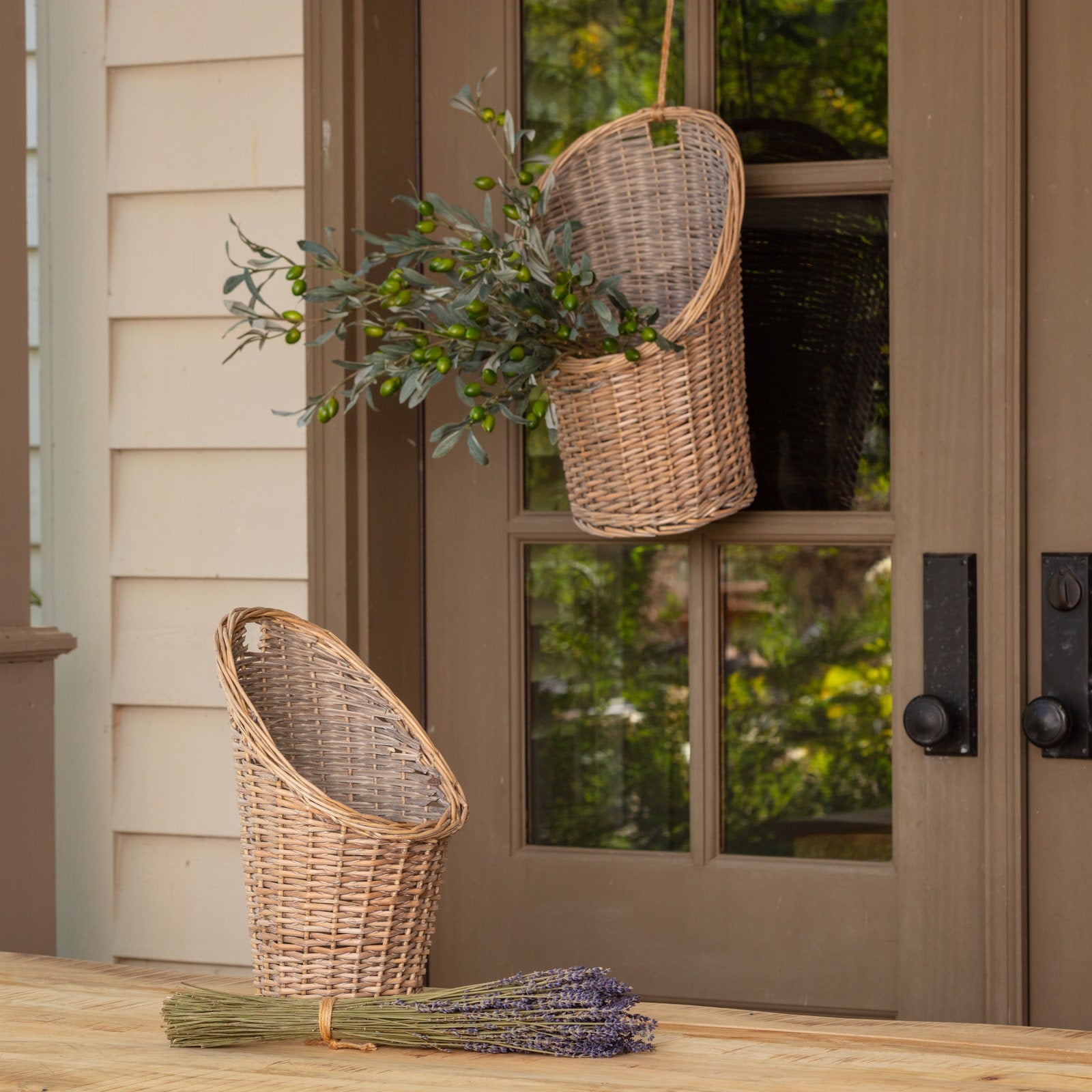 Hanging Wall Baskets - Set of 2