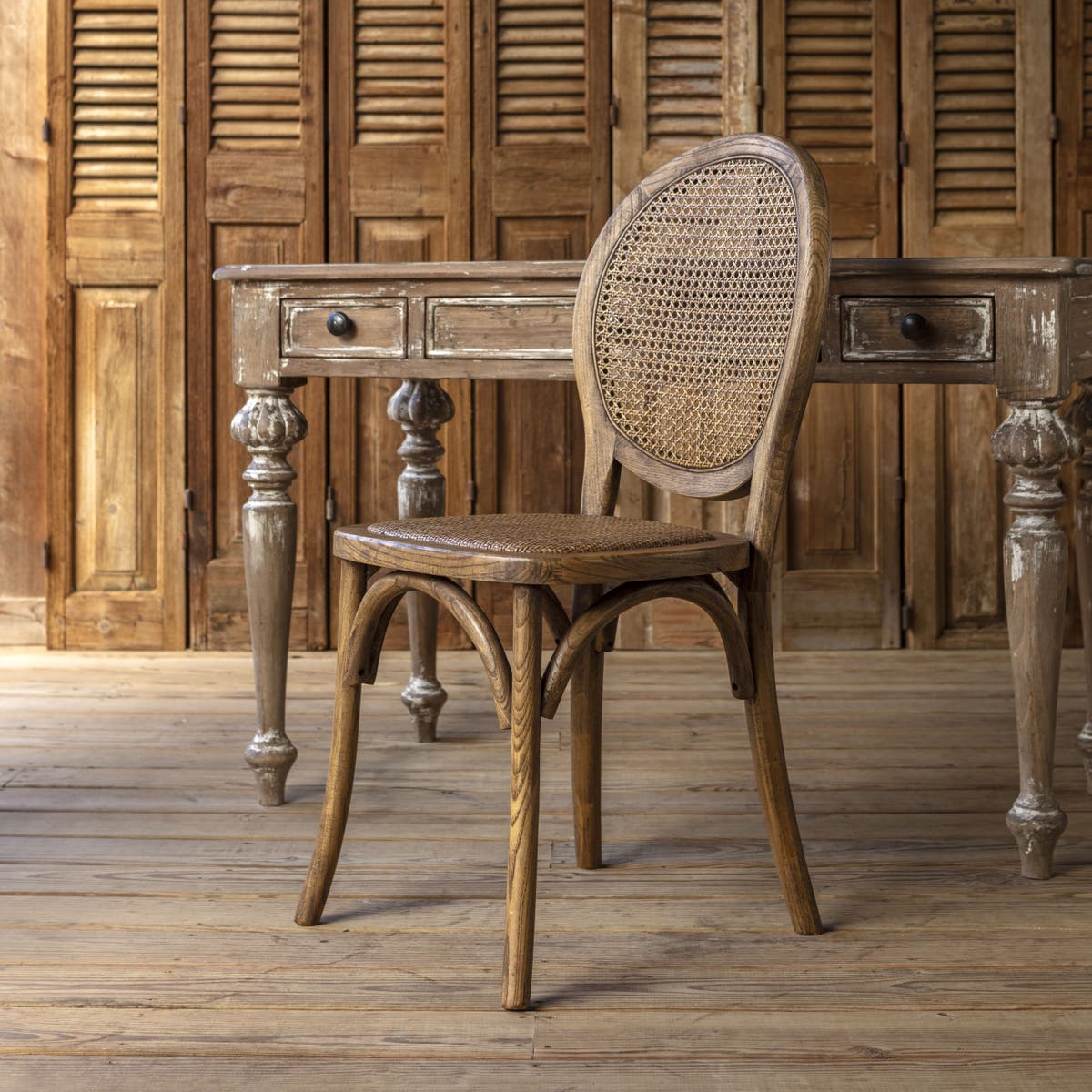 Cane Back French Dining Chair