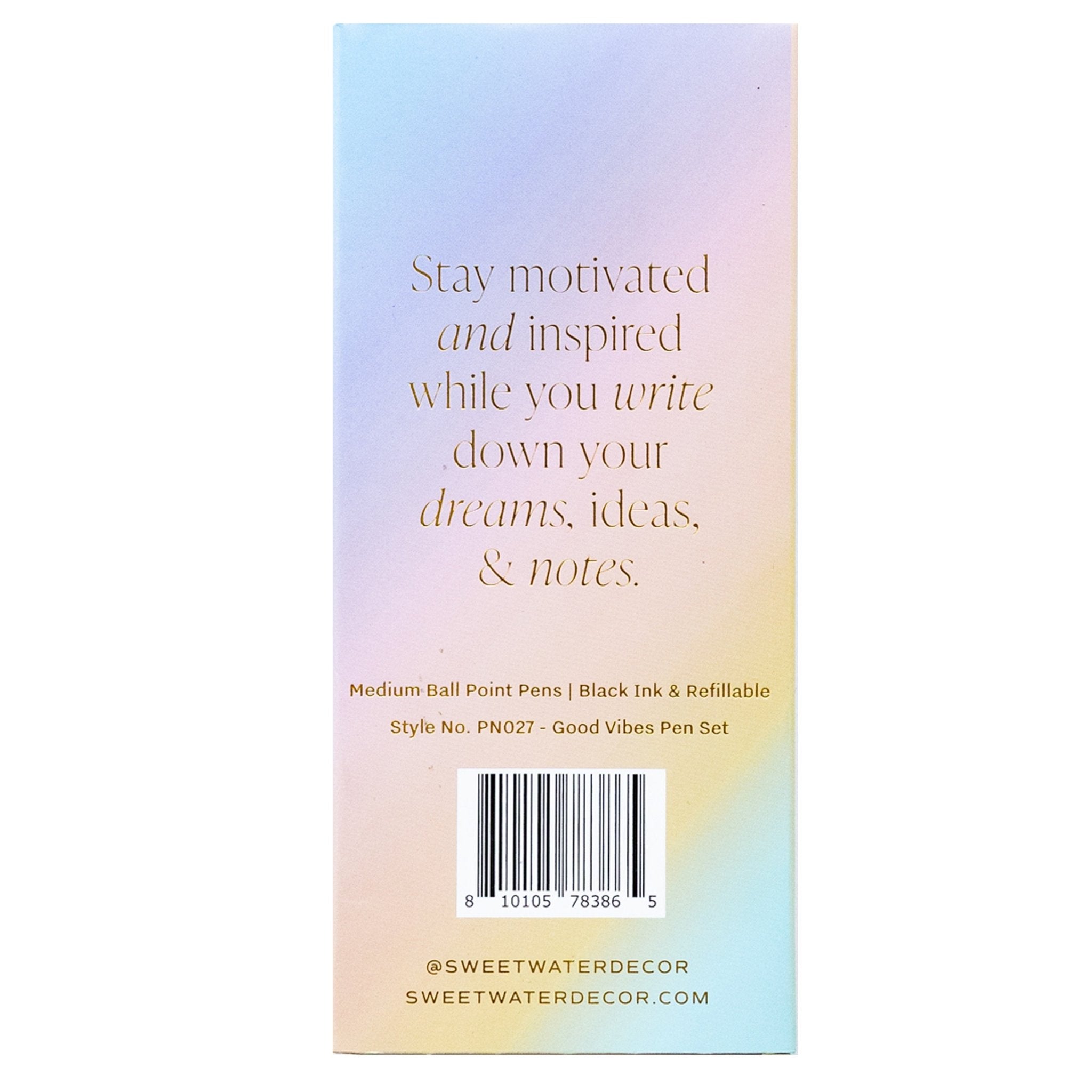 Good Vibes Pen Set