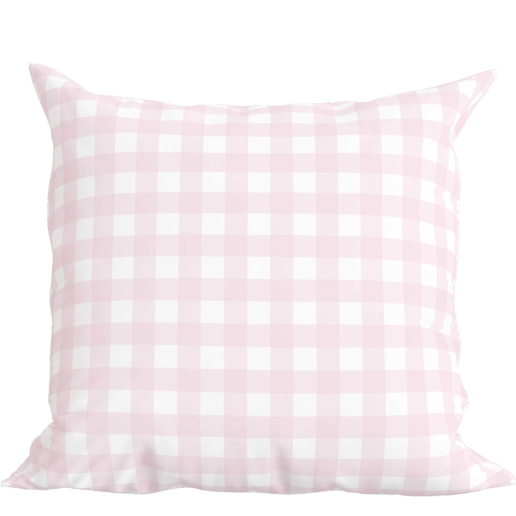 Classic Pink Check Pillow