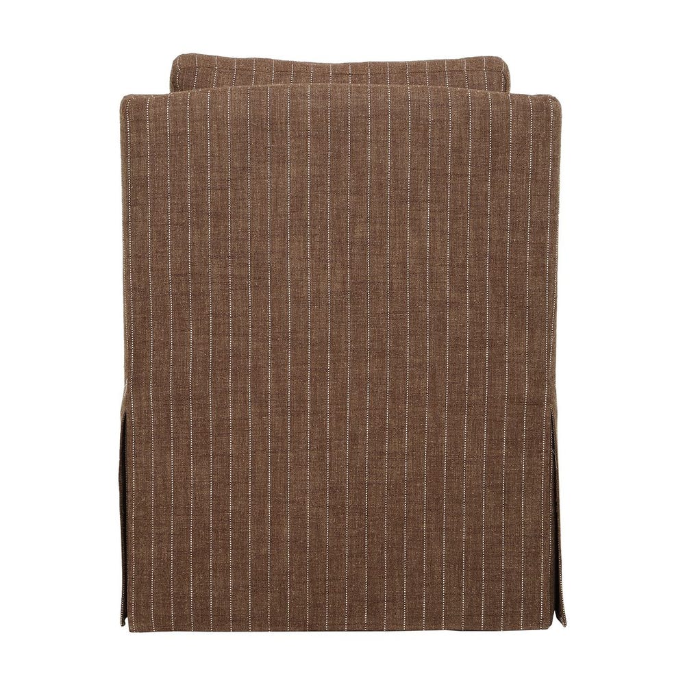 The Camden Pinstripe Swivel Chair