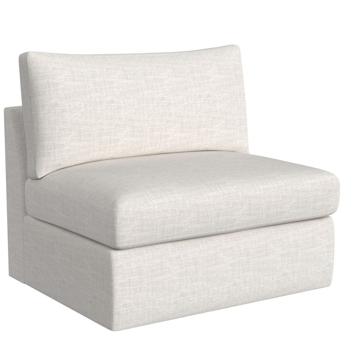 Great Plains Armless Sofa - Lovely Linen Cream