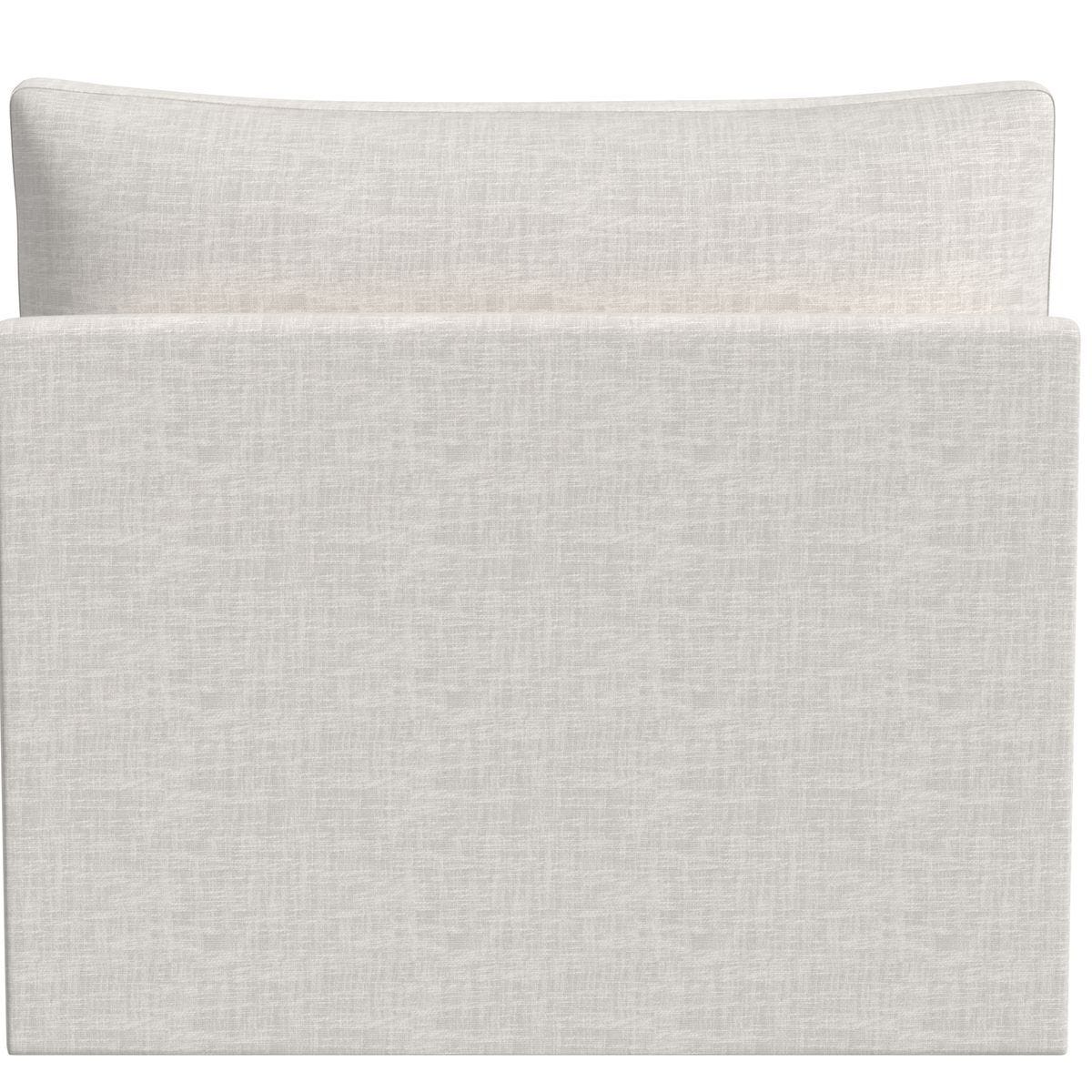 Great Plains Armless Sofa - Lovely Linen Cream
