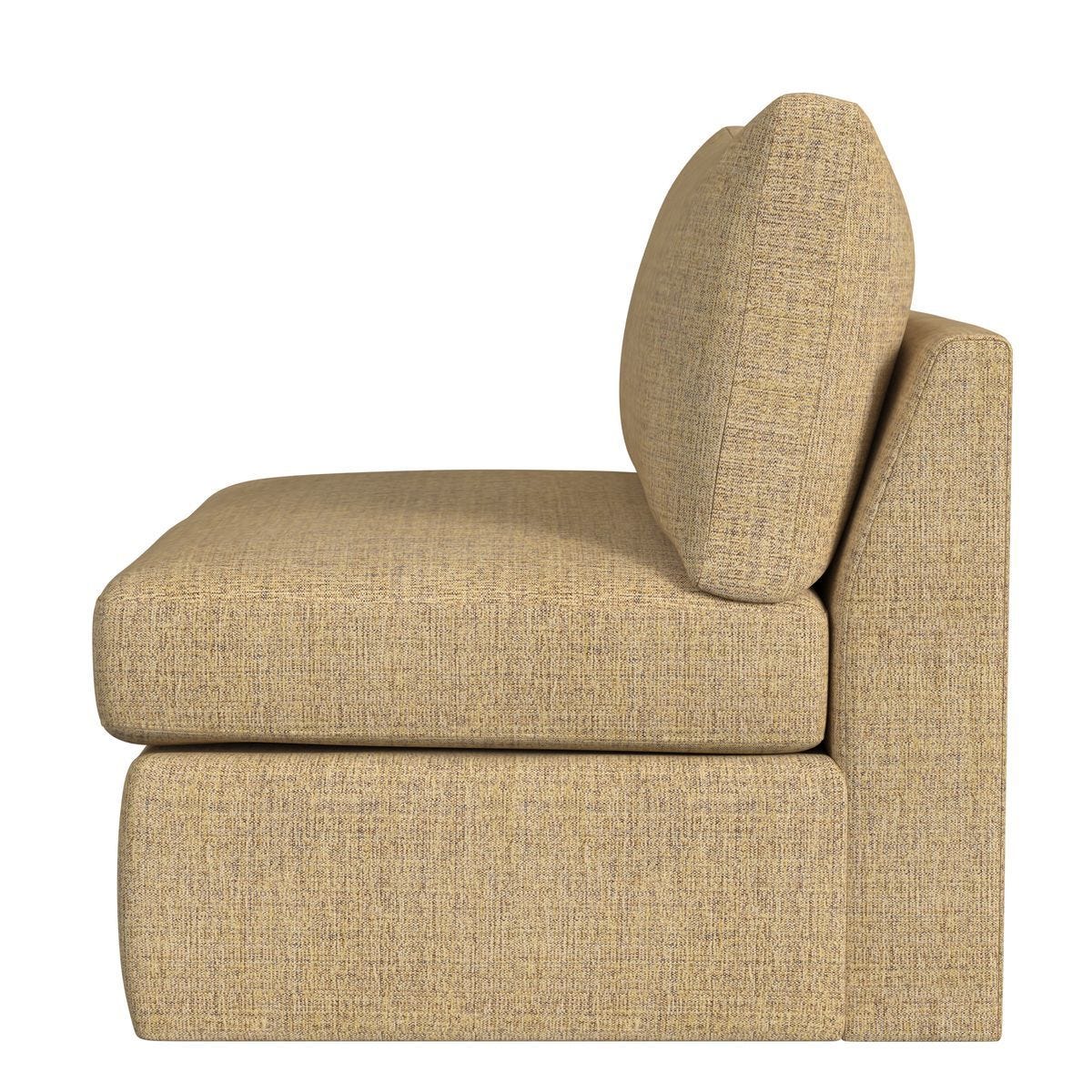 Great Plains Armless Sofa - Quinoa Caramel