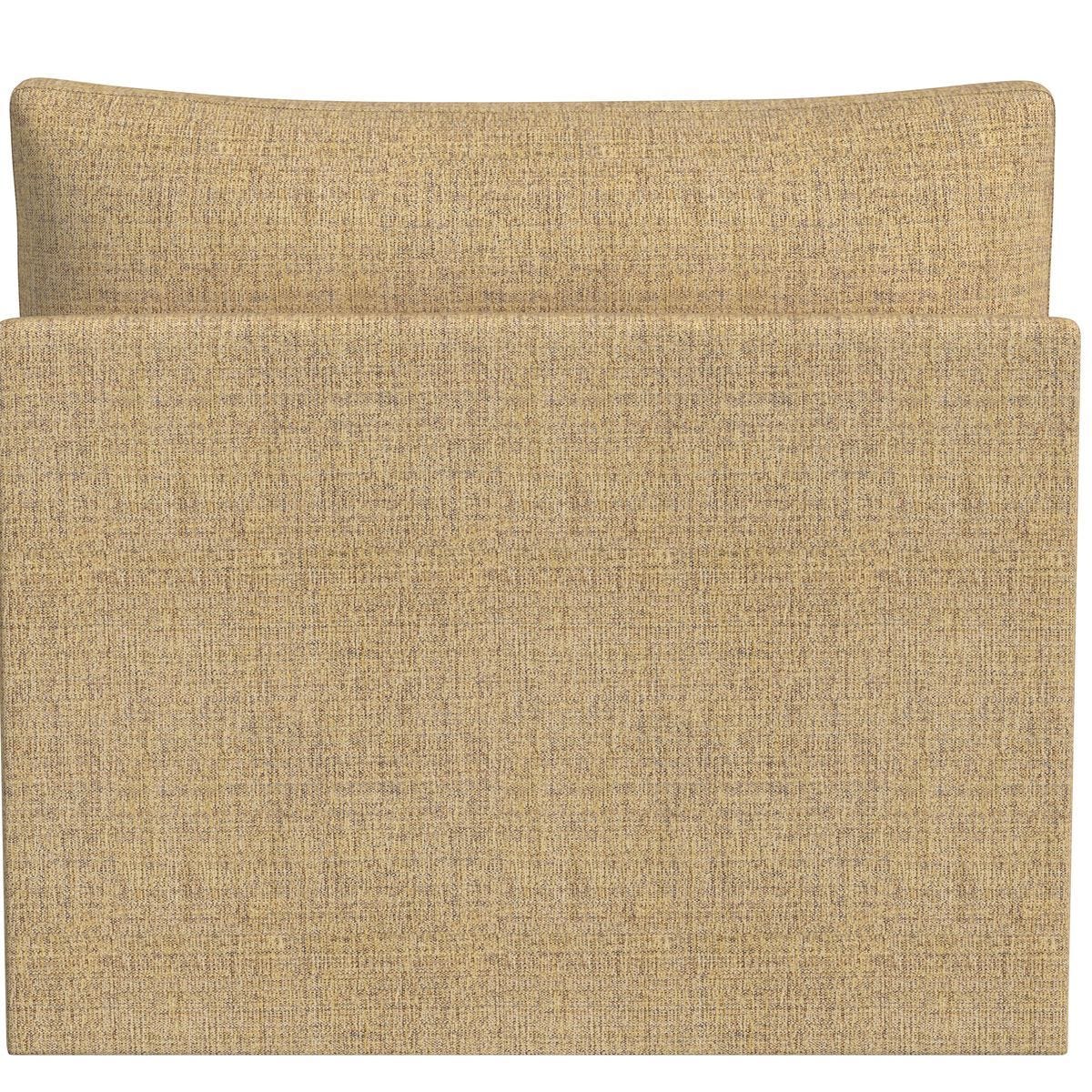 Great Plains Armless Sofa - Quinoa Caramel