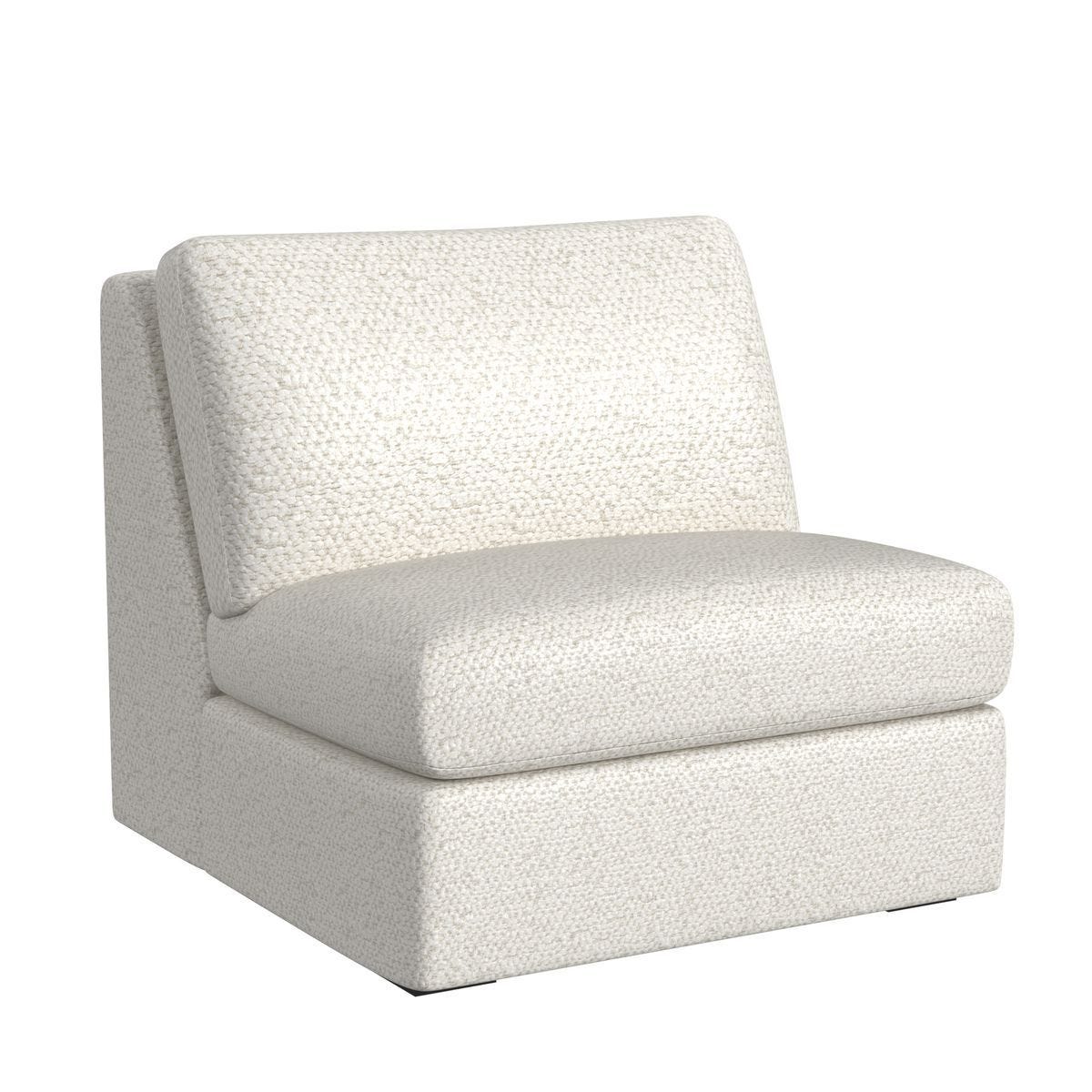 Wave Armless Sofa - Cuddly Cream