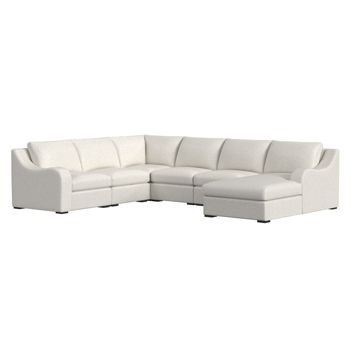 Wave Armless Sofa - Cuddly Cream