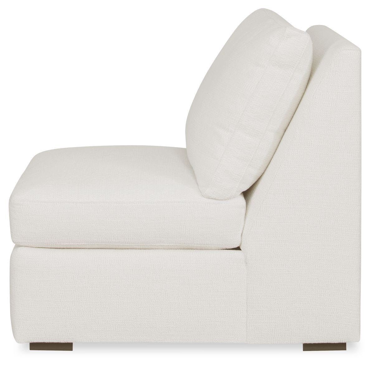 Luxe Armless Sofa - Field Snow