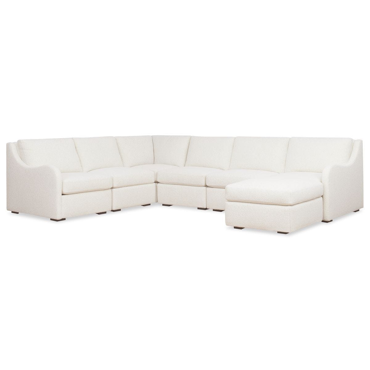 Little Wave Left Arm Sofa - Snuggle Vanilla