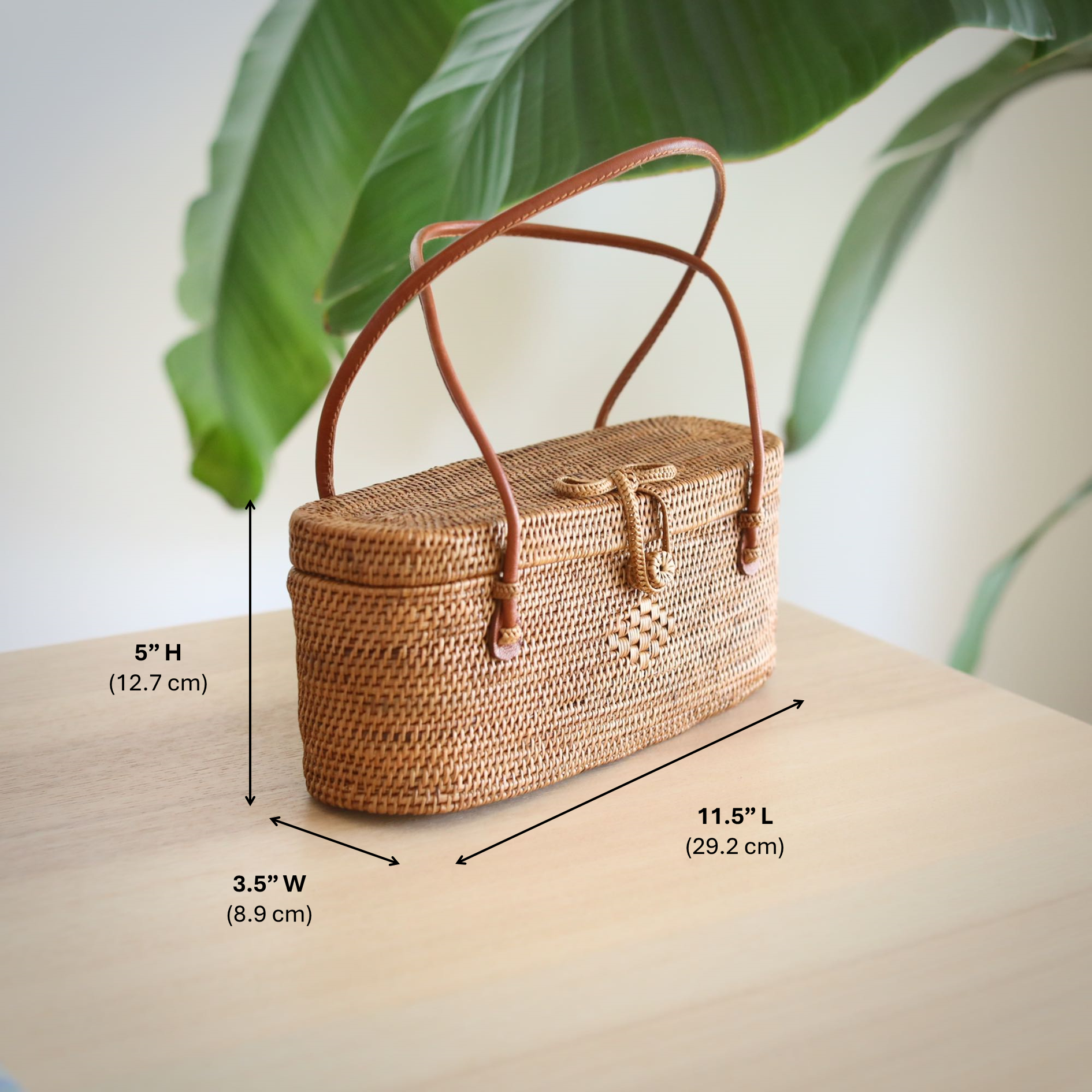 Bali Rattan Bag - Evelyn