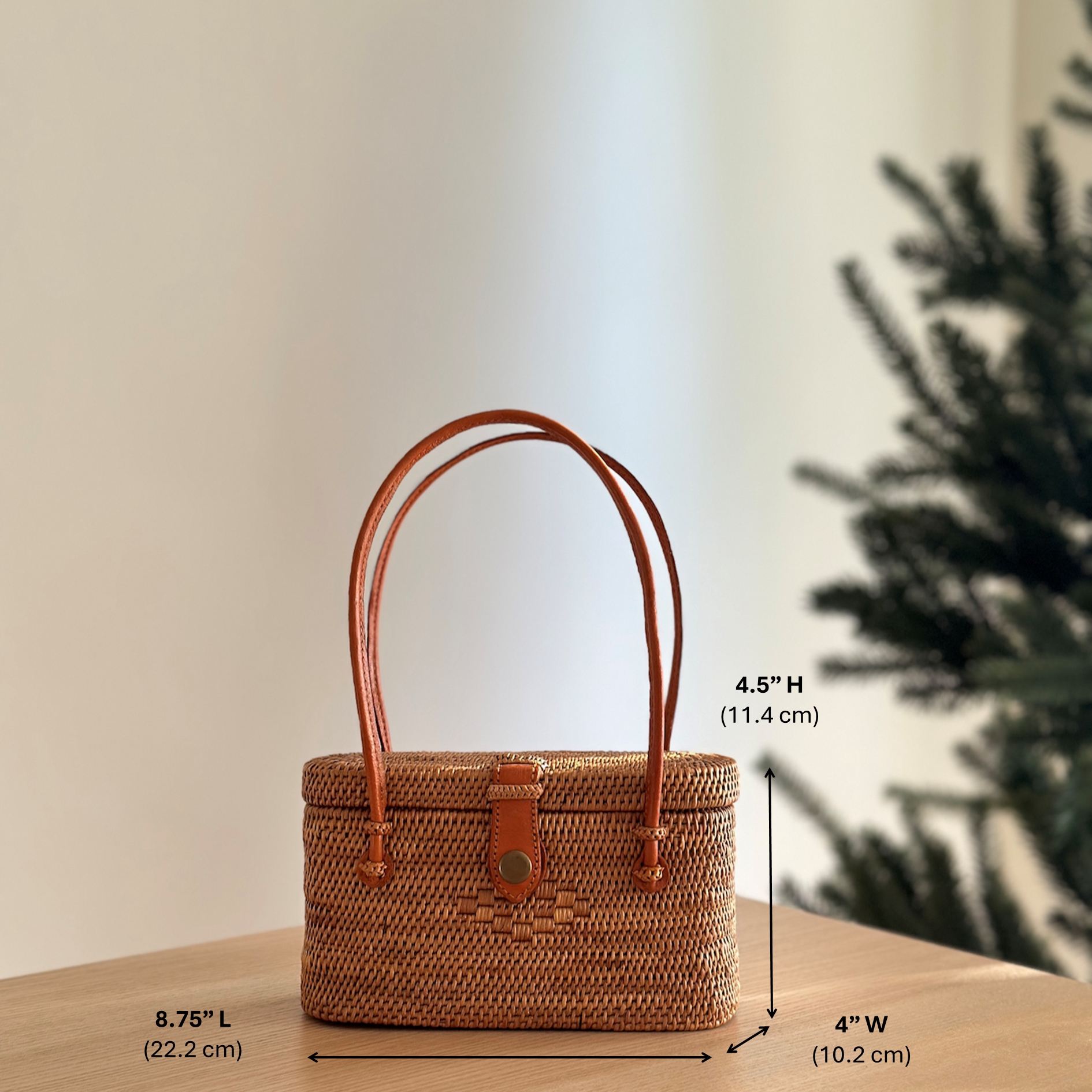 Bali Rattan Handbag - Catania