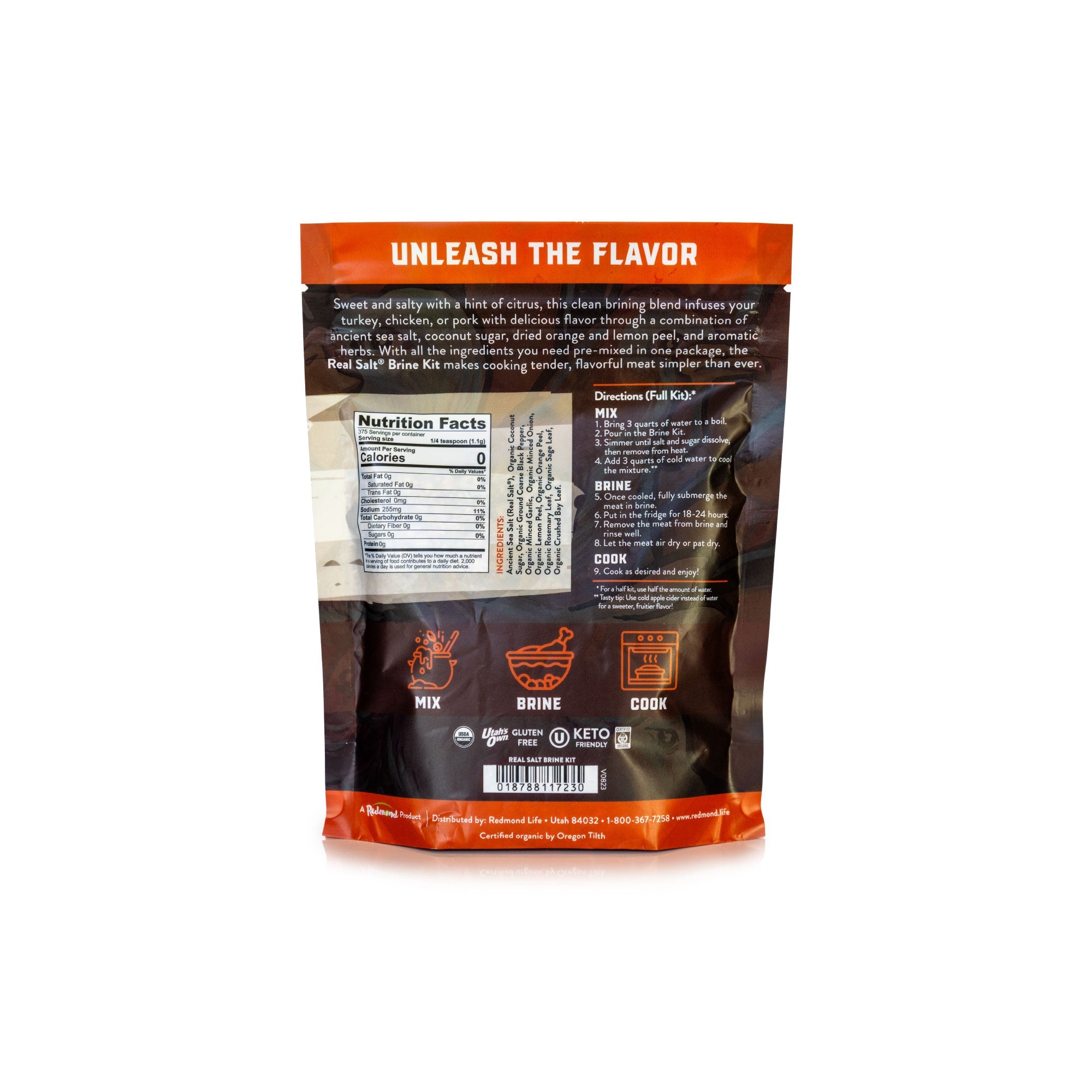 Real Salt Seasonings Brine Kit (14.87 oz pouch)