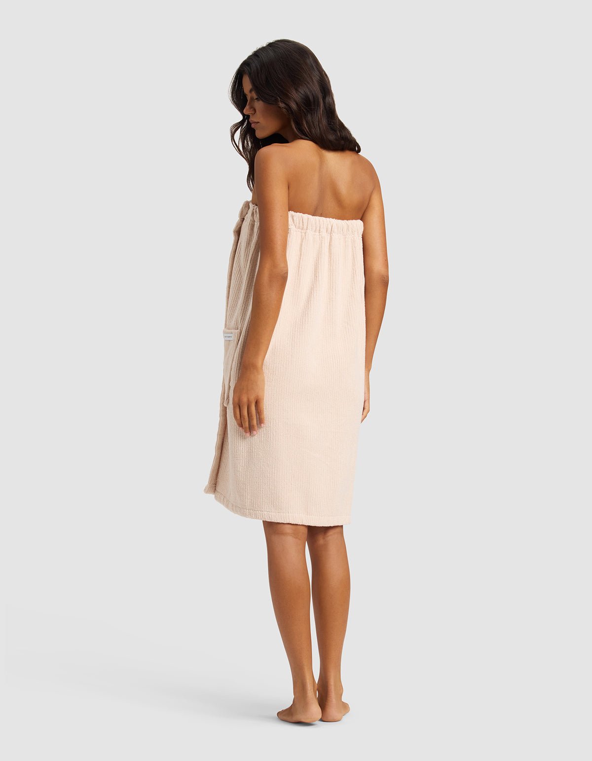 Ribbed Terry Bath Wrap