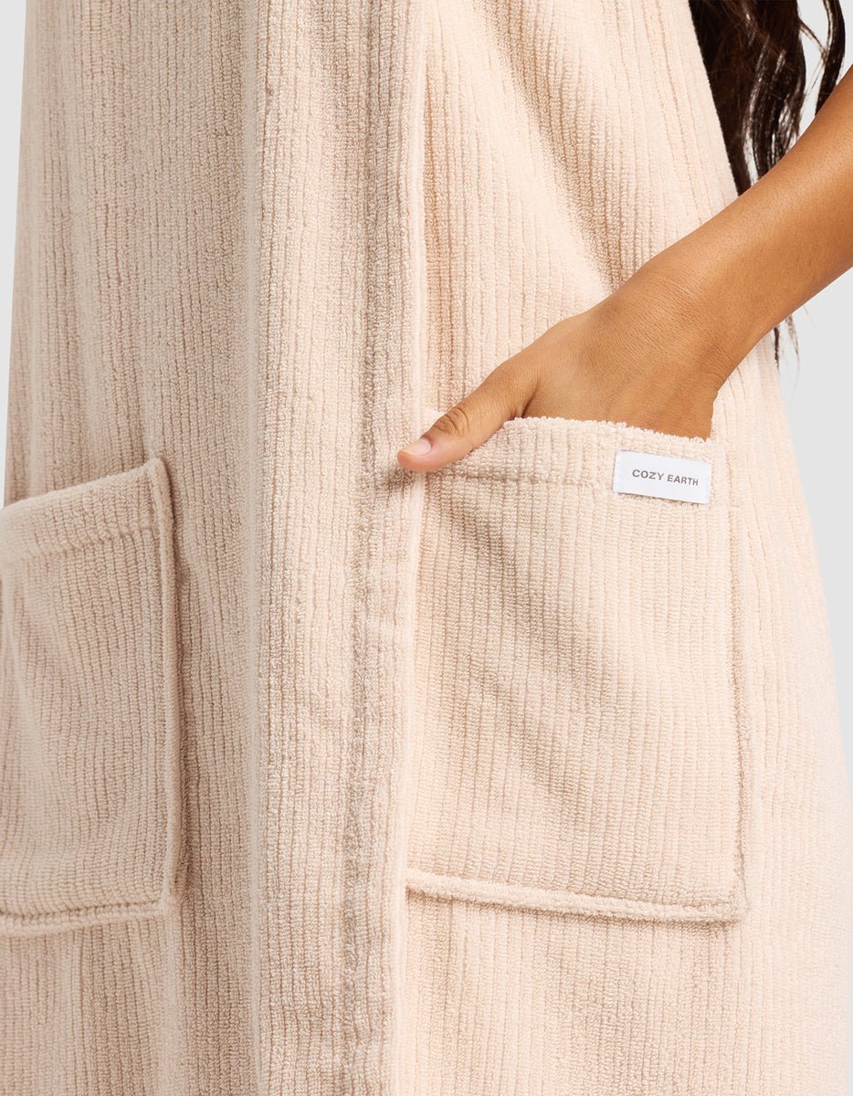 Ribbed Terry Bath Wrap