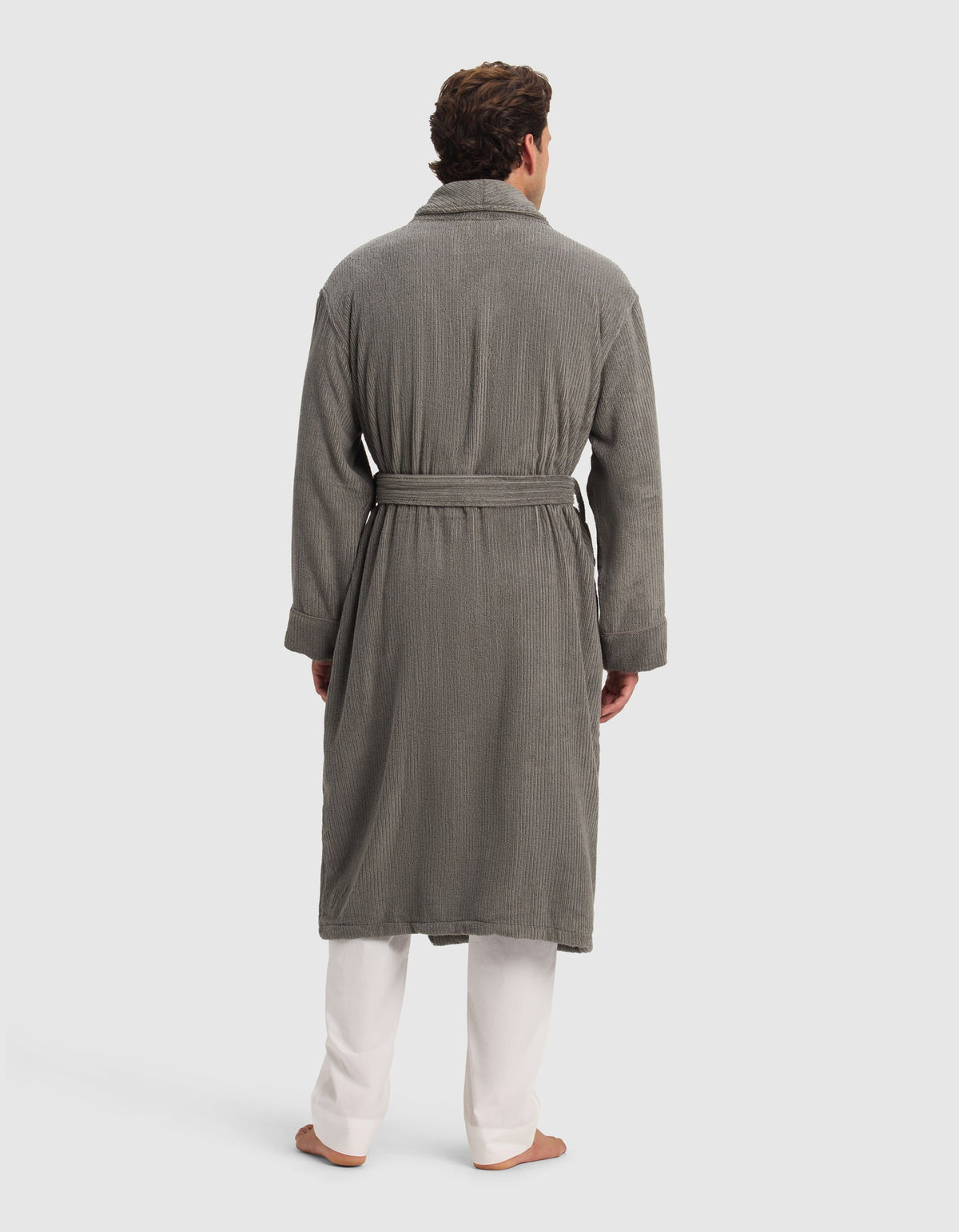 Ribbed Terry Bath Robe