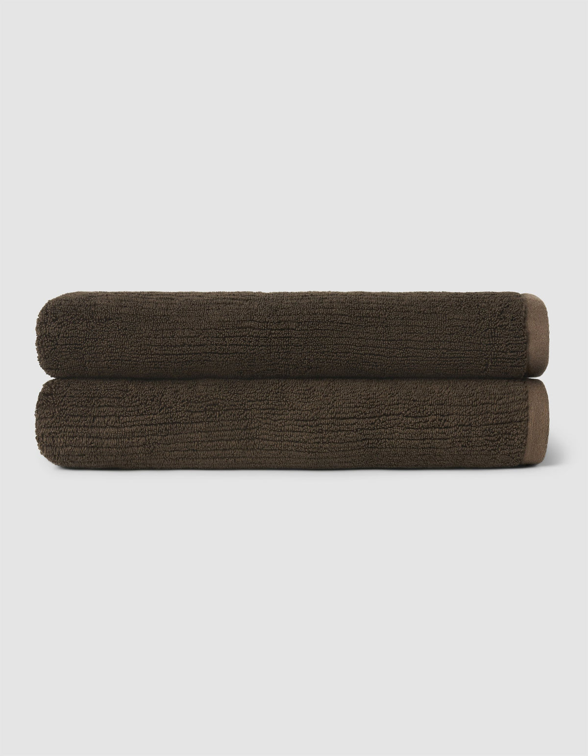 Ribbed Terry Bath Towel Set