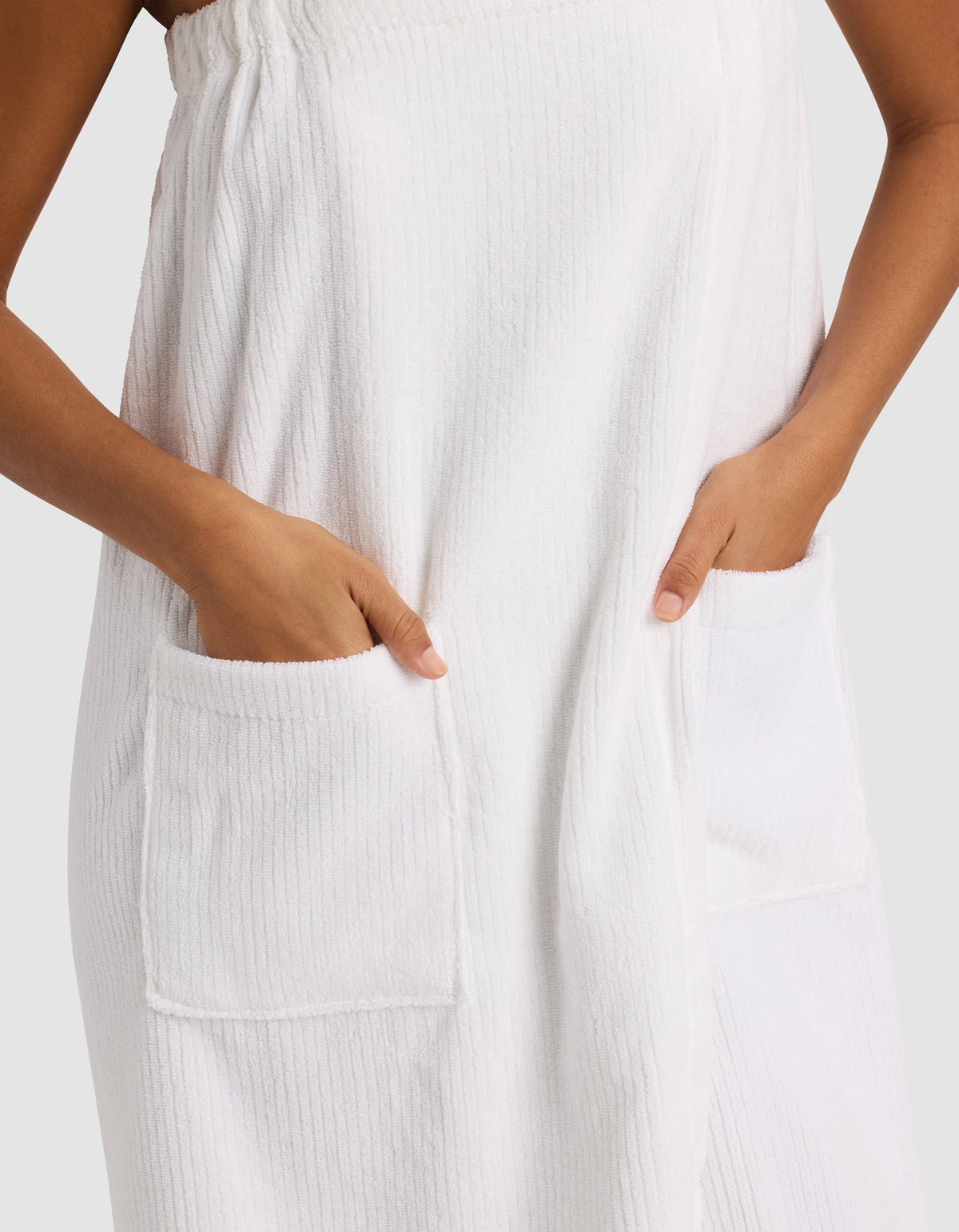 Ribbed Terry Bath Wrap