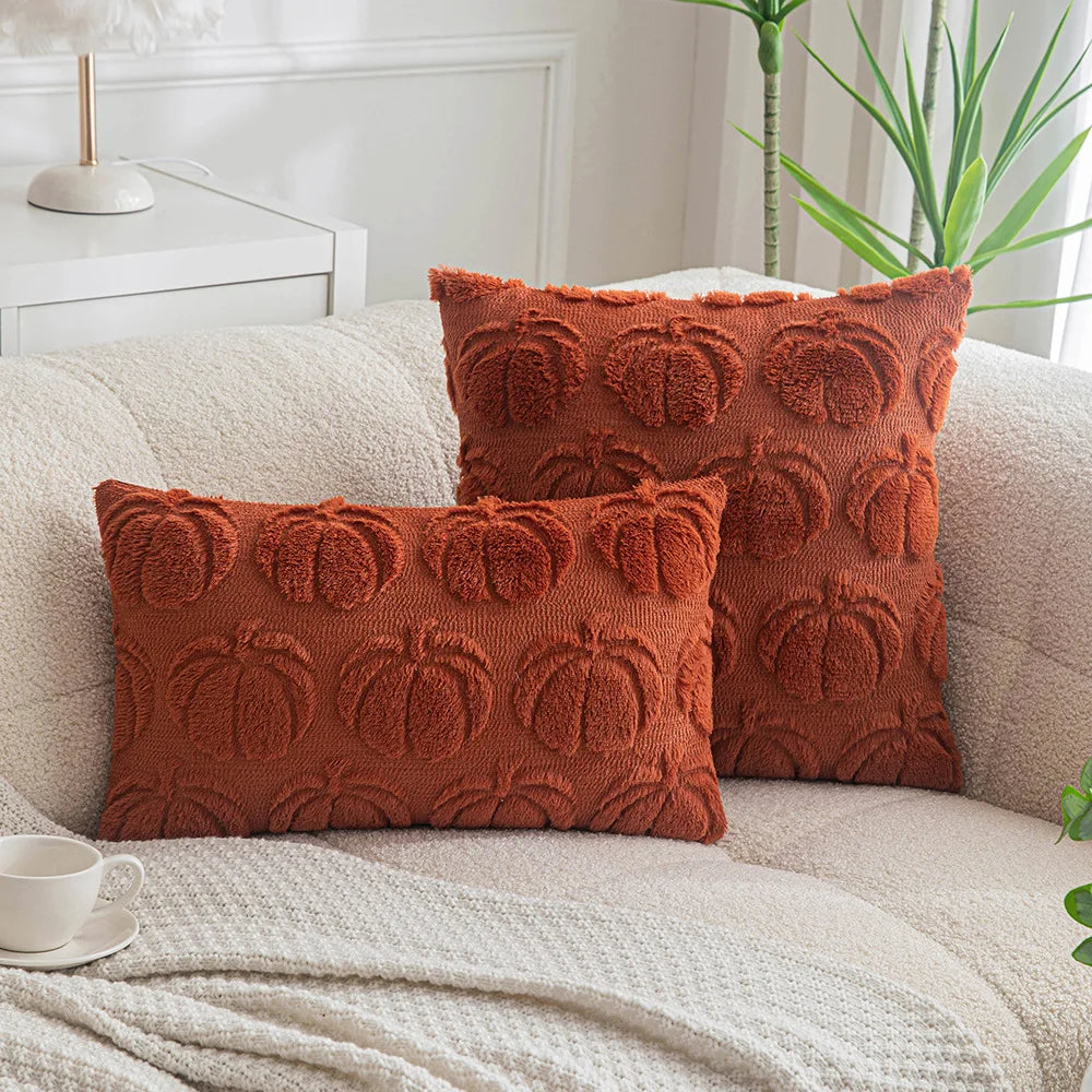 Halloween Plush Cushion Cover for Festive Living Room Decor