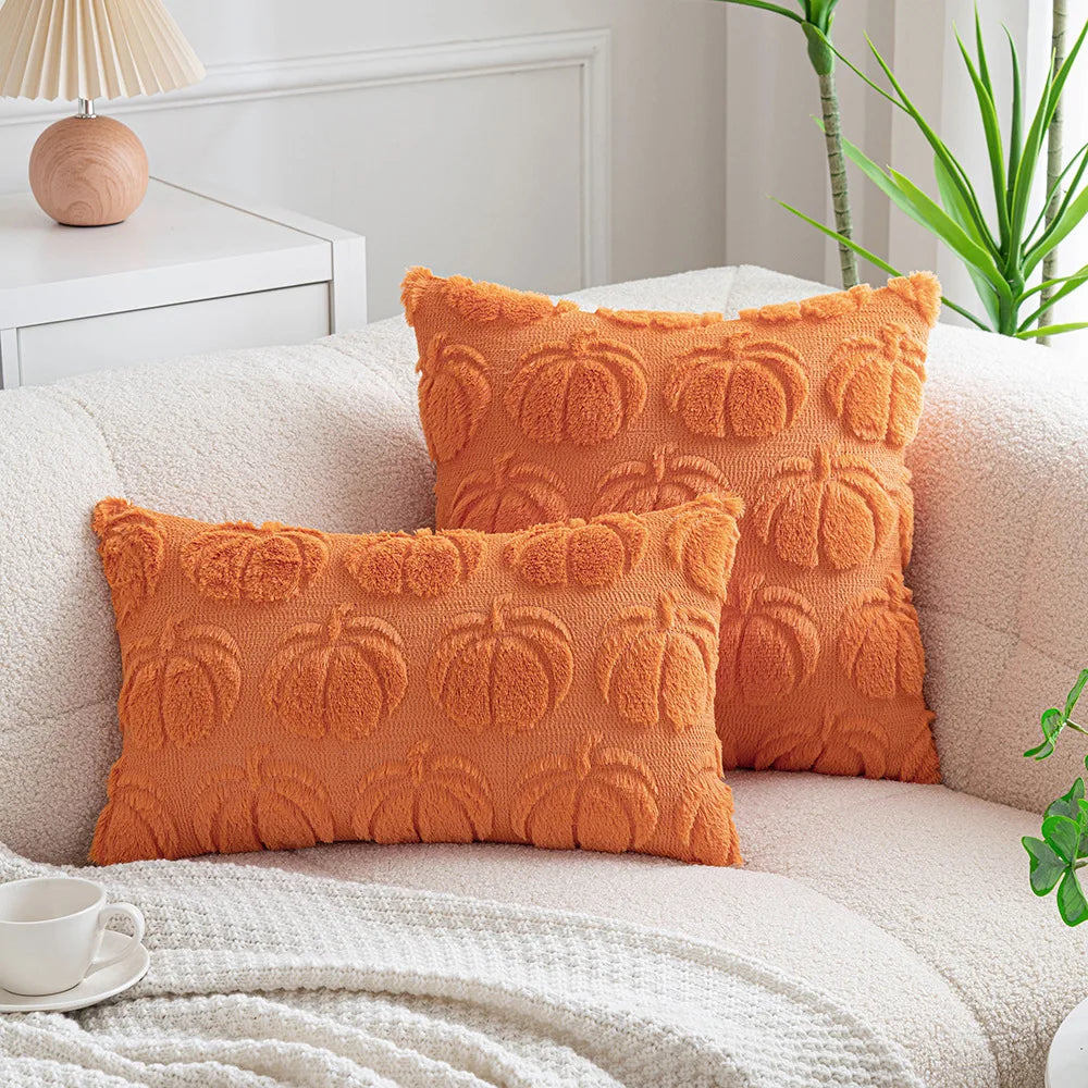 Halloween Plush Cushion Cover for Festive Living Room Decor