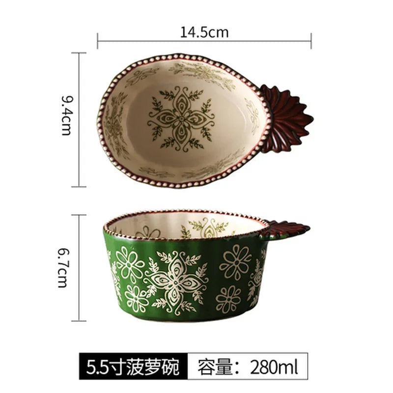 Japanese Style Hand-painted Seasoning Dishes & Soy Sauce Bowls