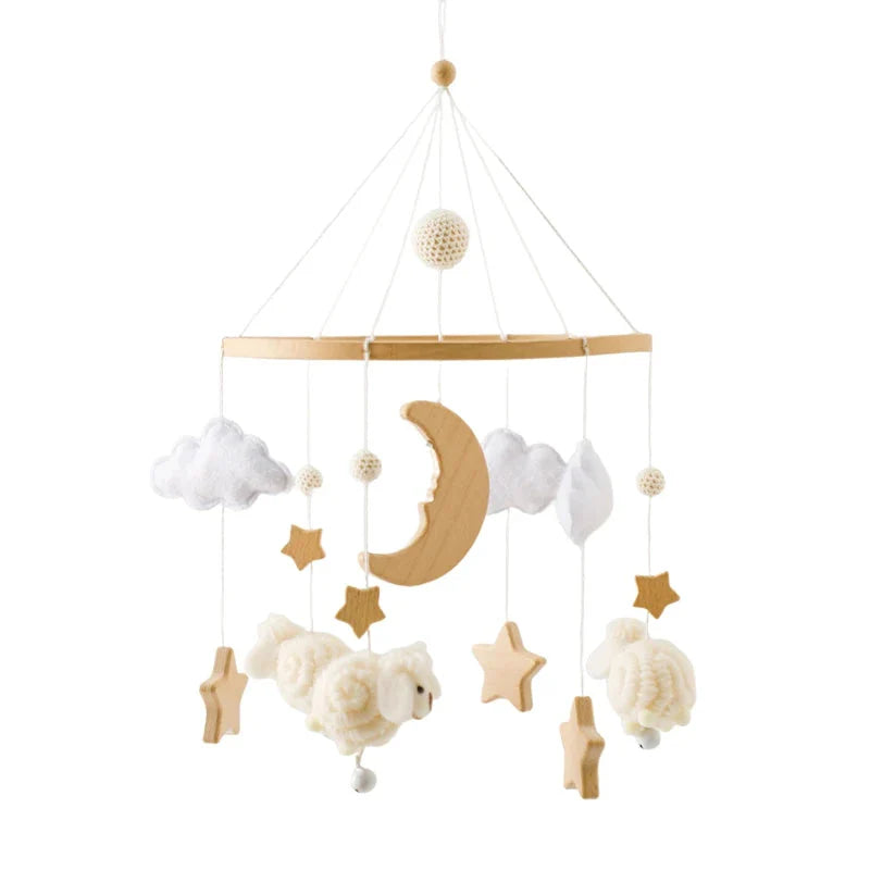 Baby Crib Mobile Rattle Toy Forest Animal Bed Bell
