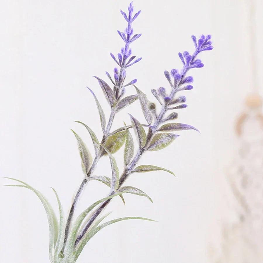 Lavender Wedding Wreath Artificial Flowers Home Decor Craft Fake Plants