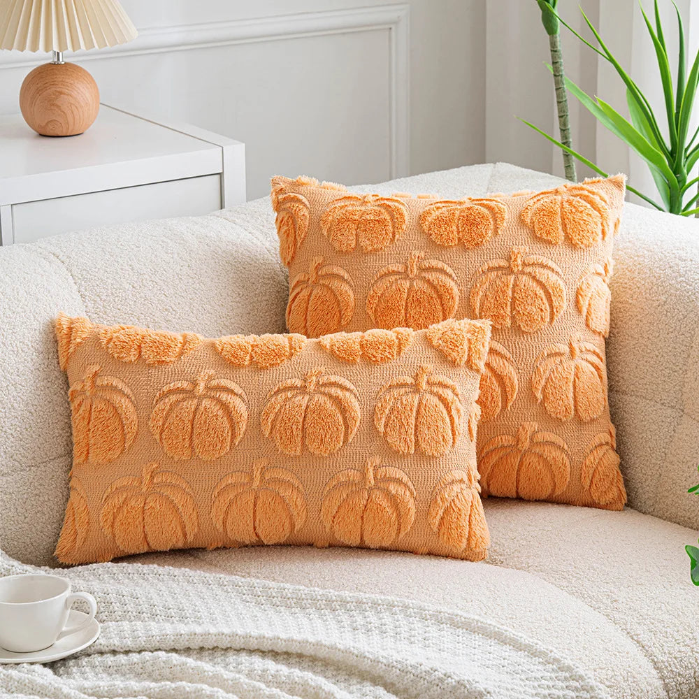 Halloween Plush Cushion Cover for Festive Living Room Decor